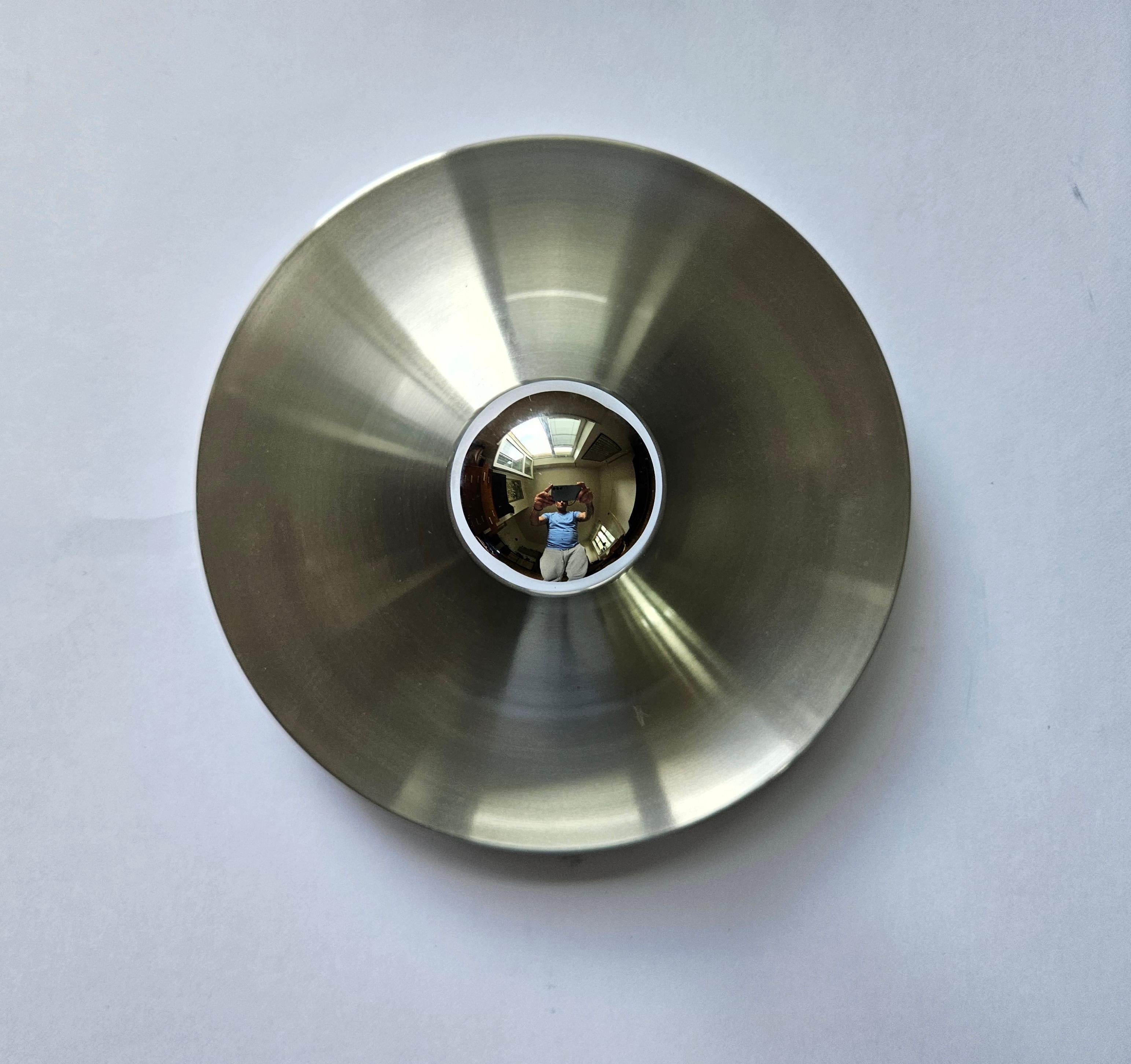 Lampada da parete o da soffitto in alluminio di Charlotte Perriand, Germania, 1960 in vendita 4