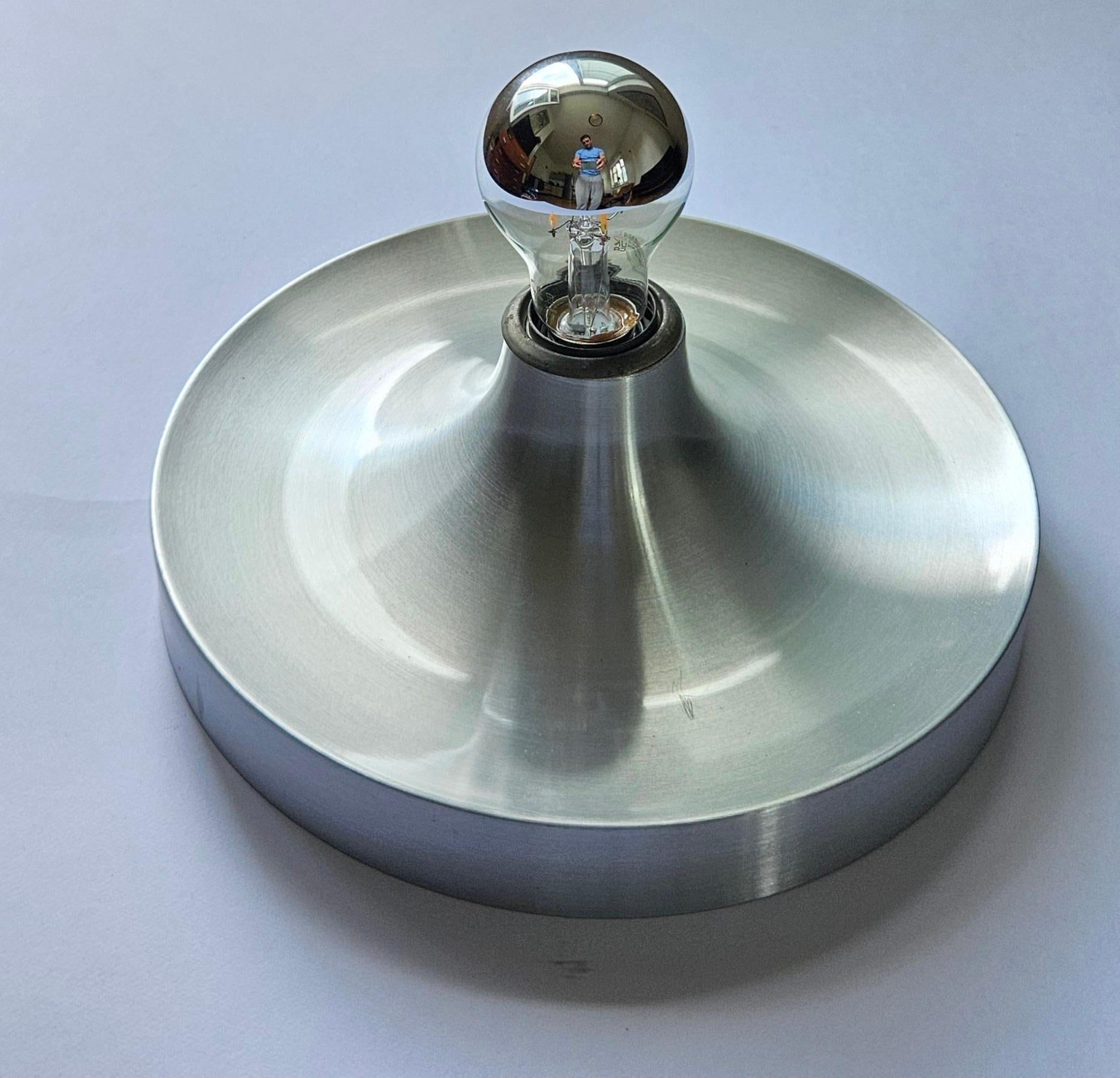 Lampada da parete o da soffitto in alluminio di Charlotte Perriand, Germania, 1960 in vendita 7