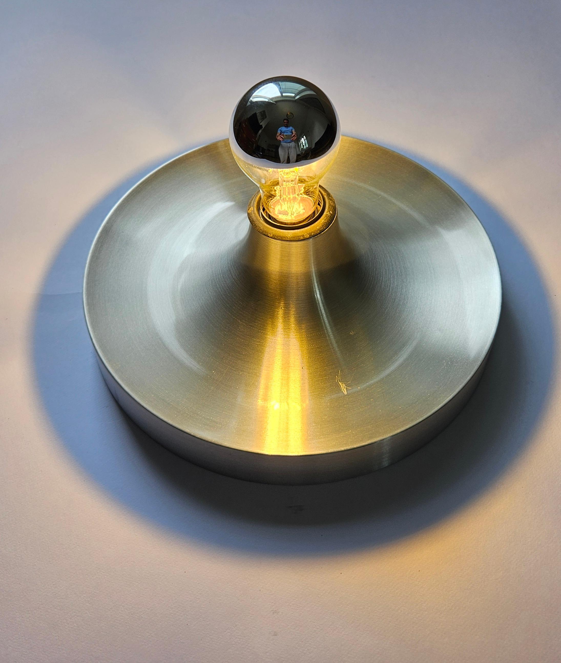 Lampada da parete o da soffitto in alluminio di Charlotte Perriand, Germania, 1960 In condizioni buone in vendita a Praha, CZ