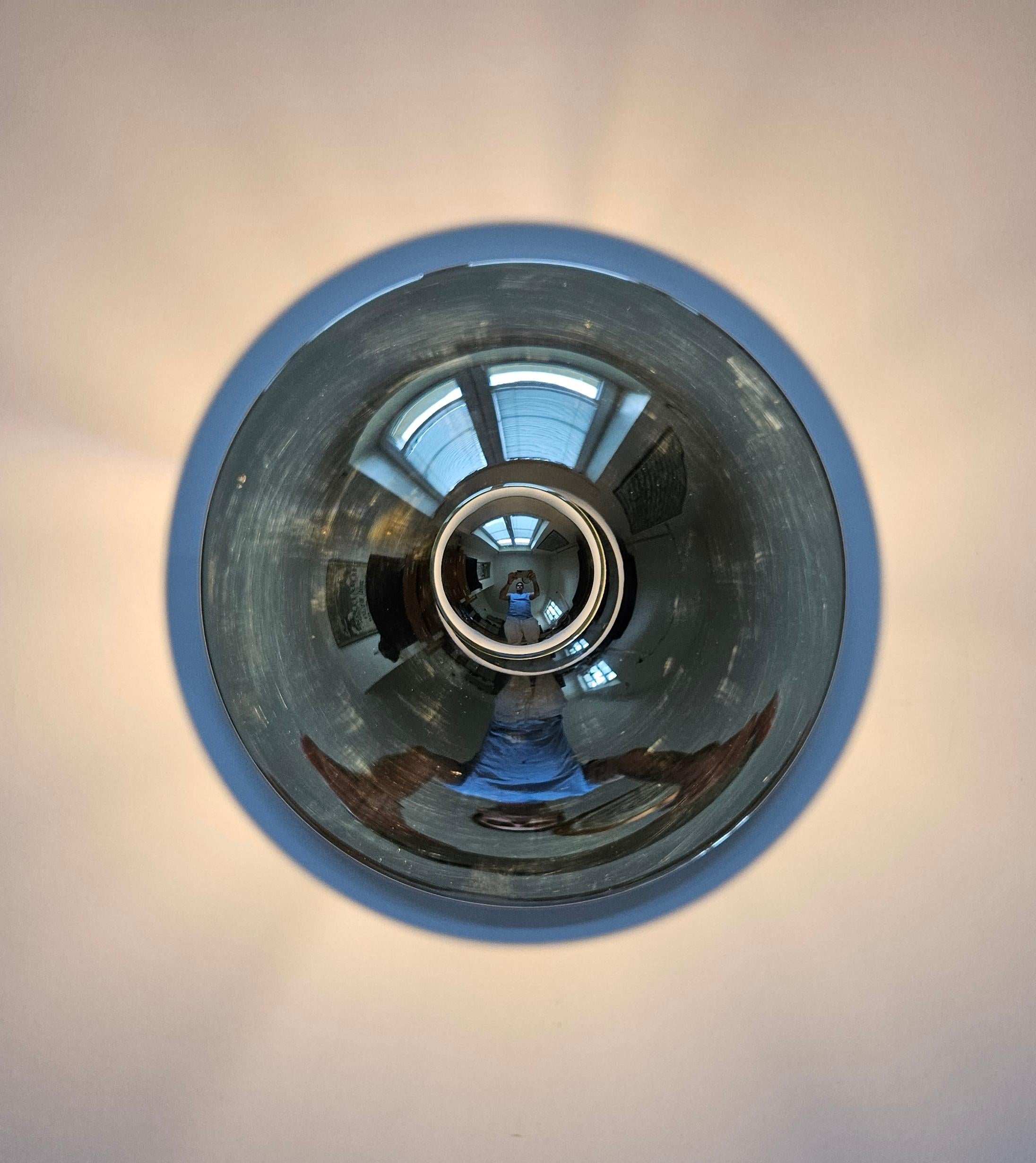 Lampada da parete o da soffitto in cromo di Charlotte Perriand, Solken, 1960 in vendita 6