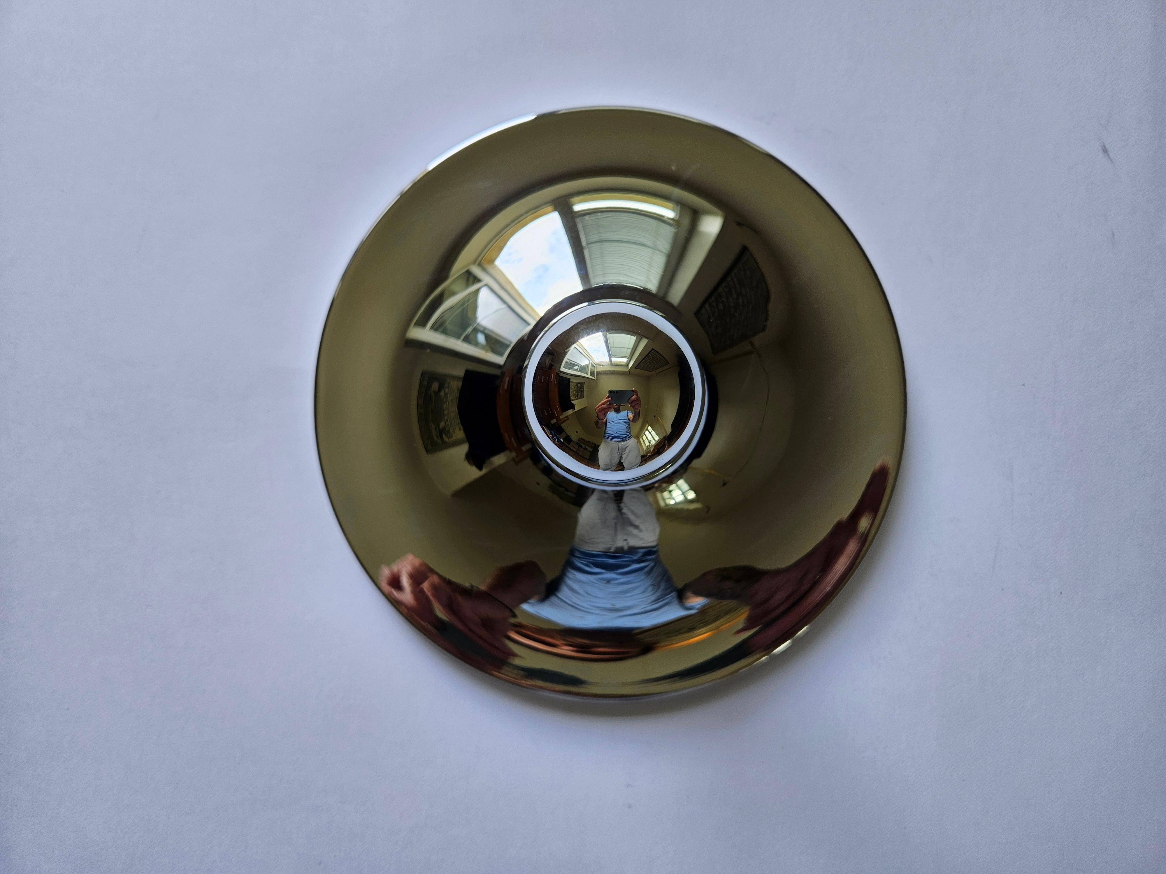 Tedesco Lampada da parete o da soffitto in cromo di Charlotte Perriand, Solken, 1960 in vendita