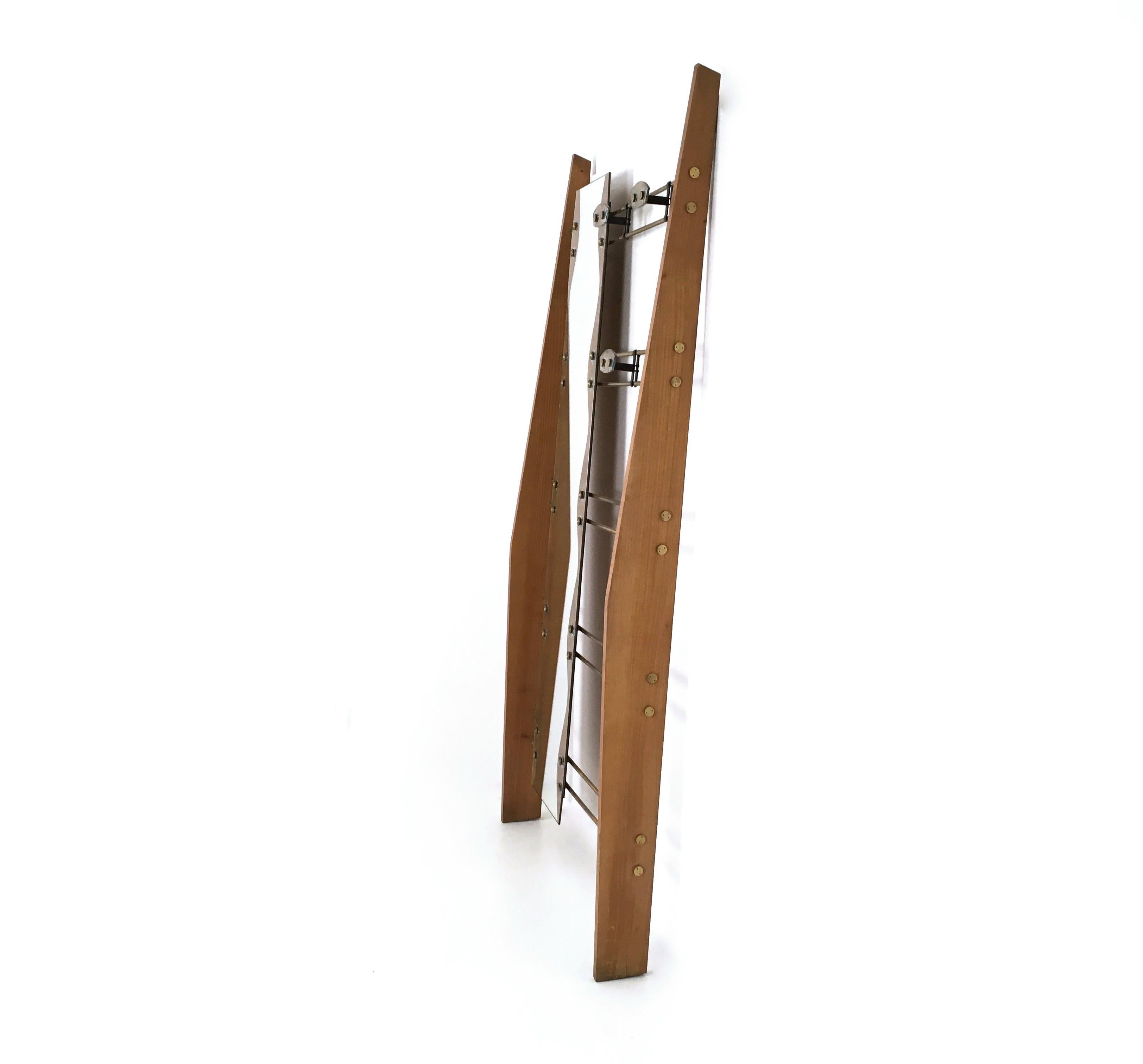 clothes rack with mirror