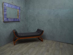 Midcentury Cherry Wood Daybed, 1950
