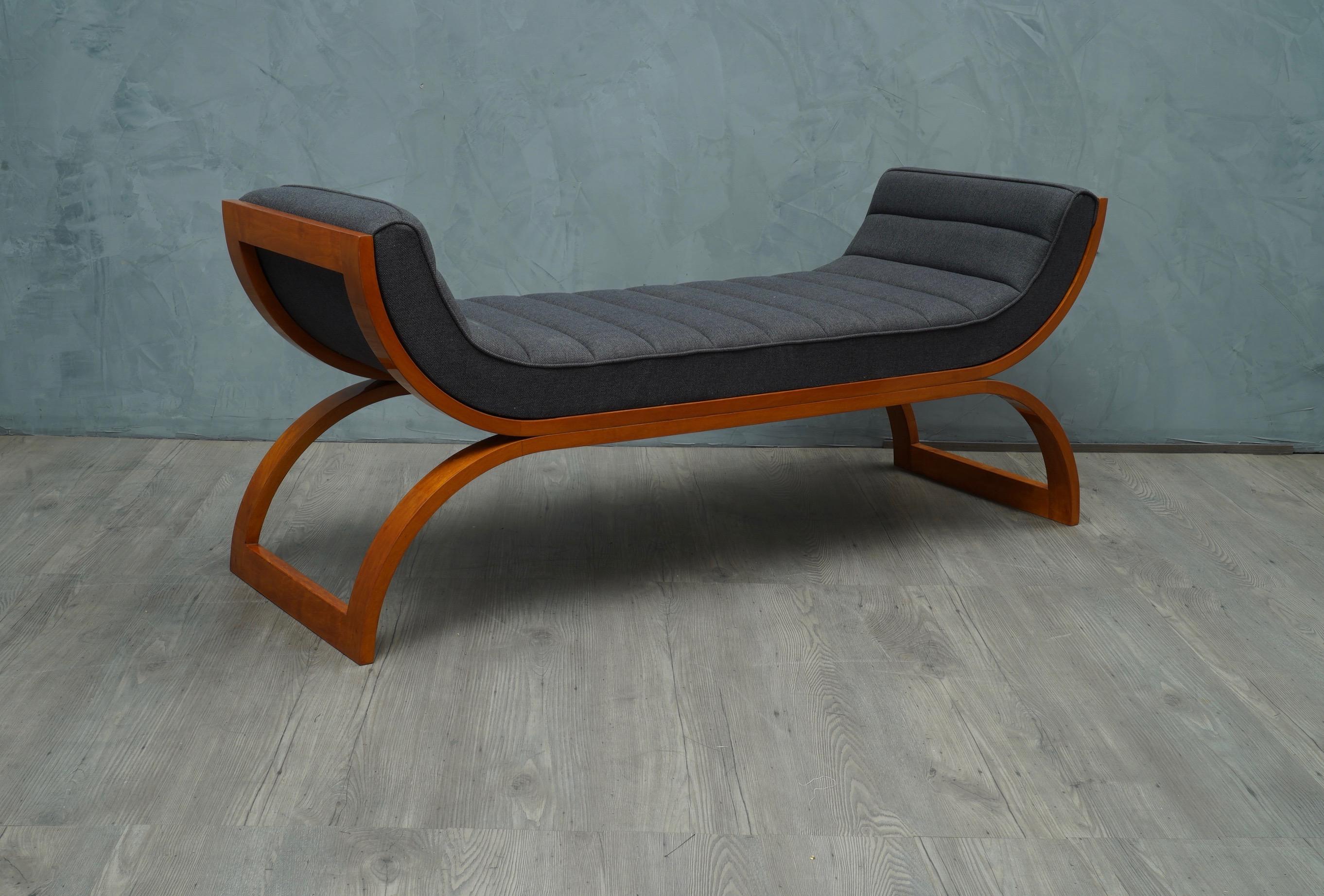 Midcentury Cherry Wood Daybed, 1950 1