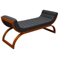 Vintage Midcentury Cherry Wood Daybed, 1950