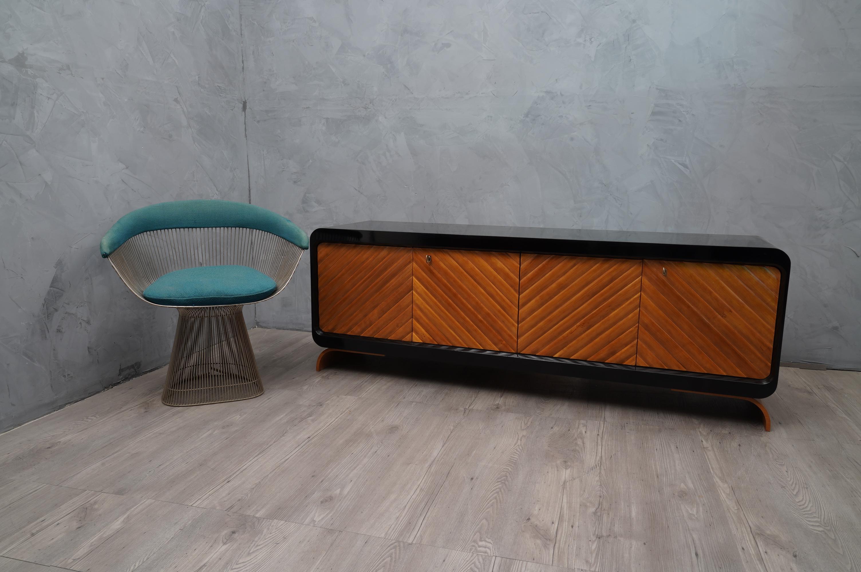 Mid-Century Modern Midcentury Cherrywood Italian Sideboards, 1950