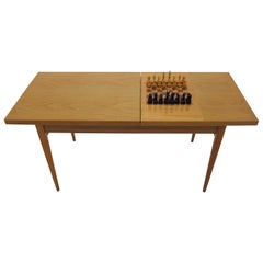 Vintage Midcentury Chess Table Made in Czechoslovakia