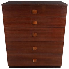 Midcentury Chest in Bookmatched Walnut by Gilbert Rohde for Herman Miller Midcentury Chest in Bookmatched Walnut by Gilbert Rohde for Herman Miller