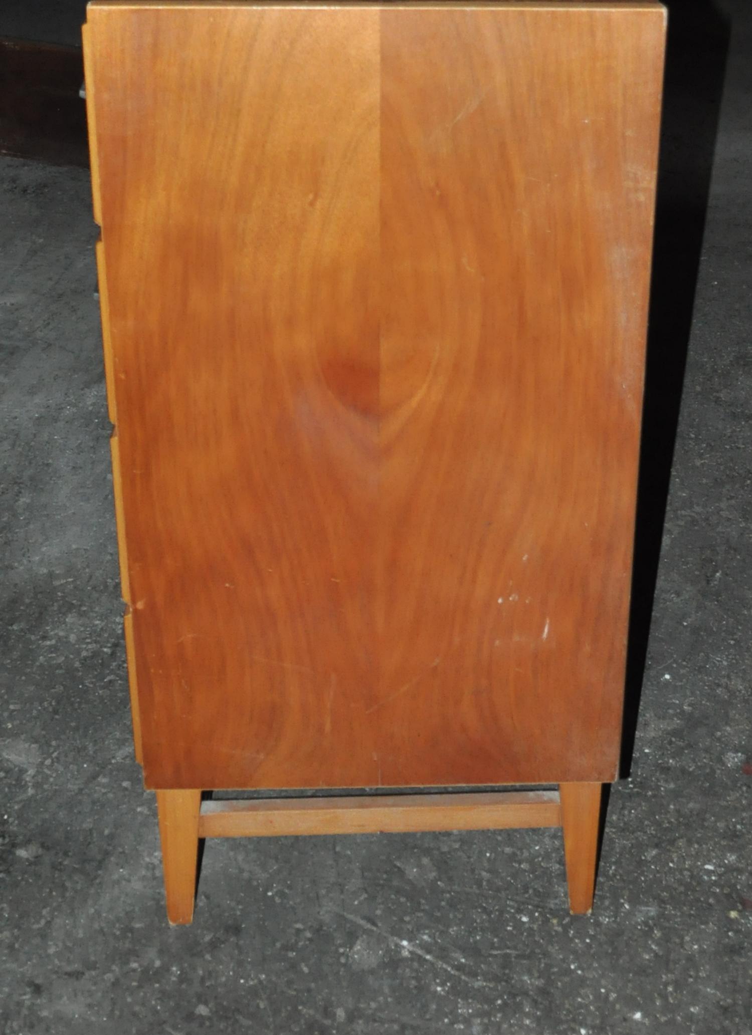 Stained Midcentury Chest of Drawers, 1960s For Sale