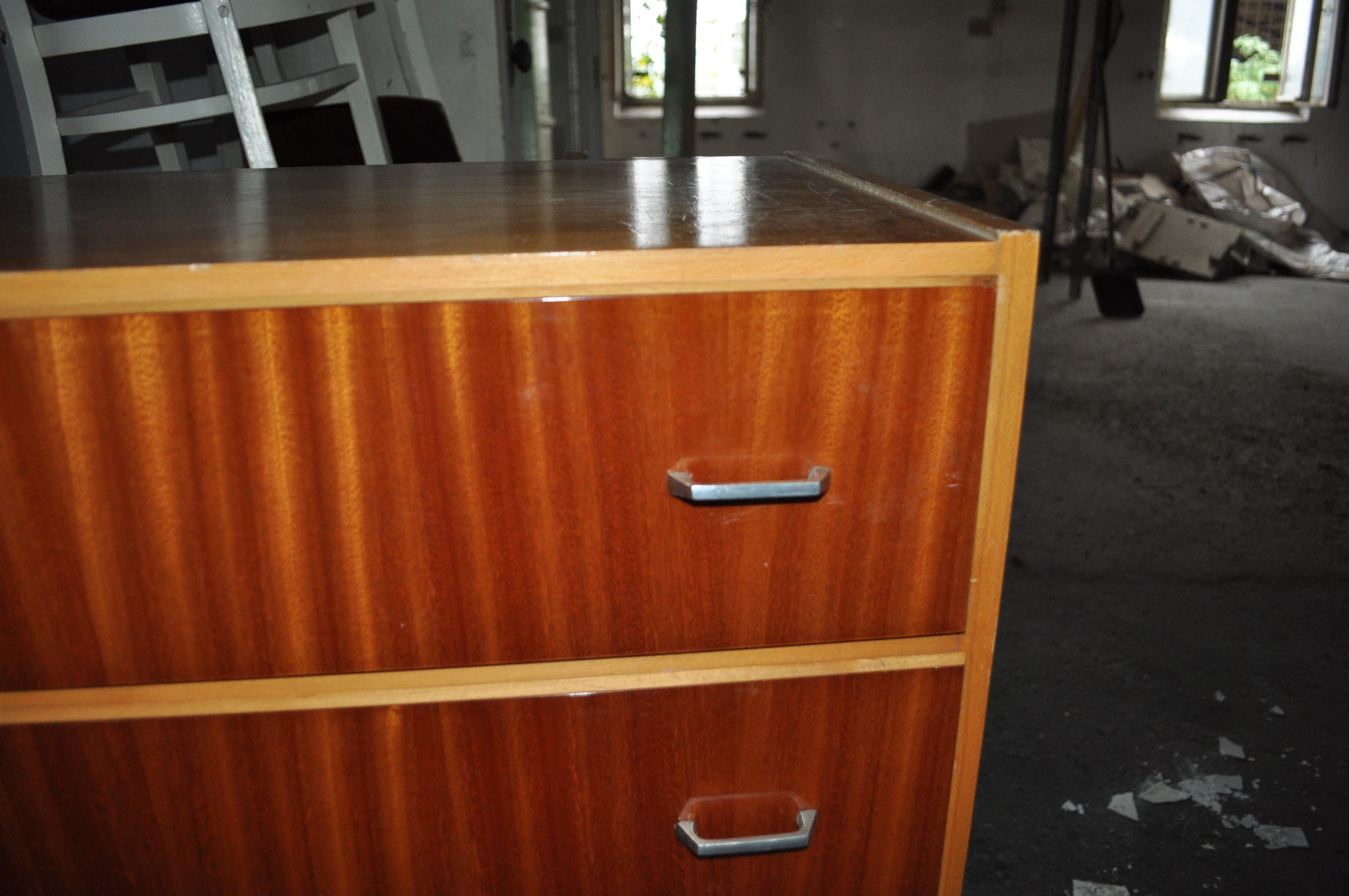 Hardwood Midcentury Chest of Drawers, 1960s For Sale