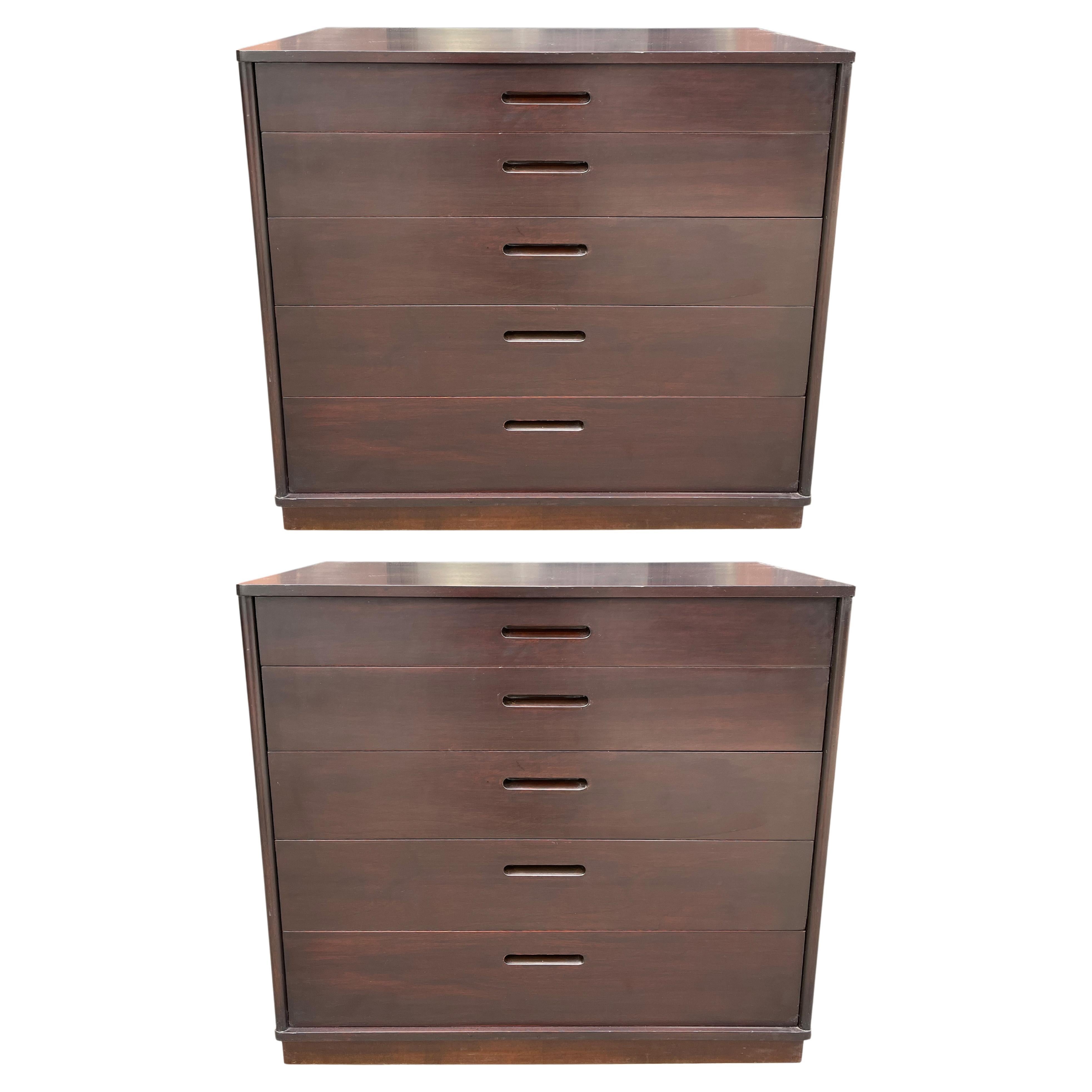 Midcentury Chest of Drawers by Edward Wormley for Dunbar  (Pair)