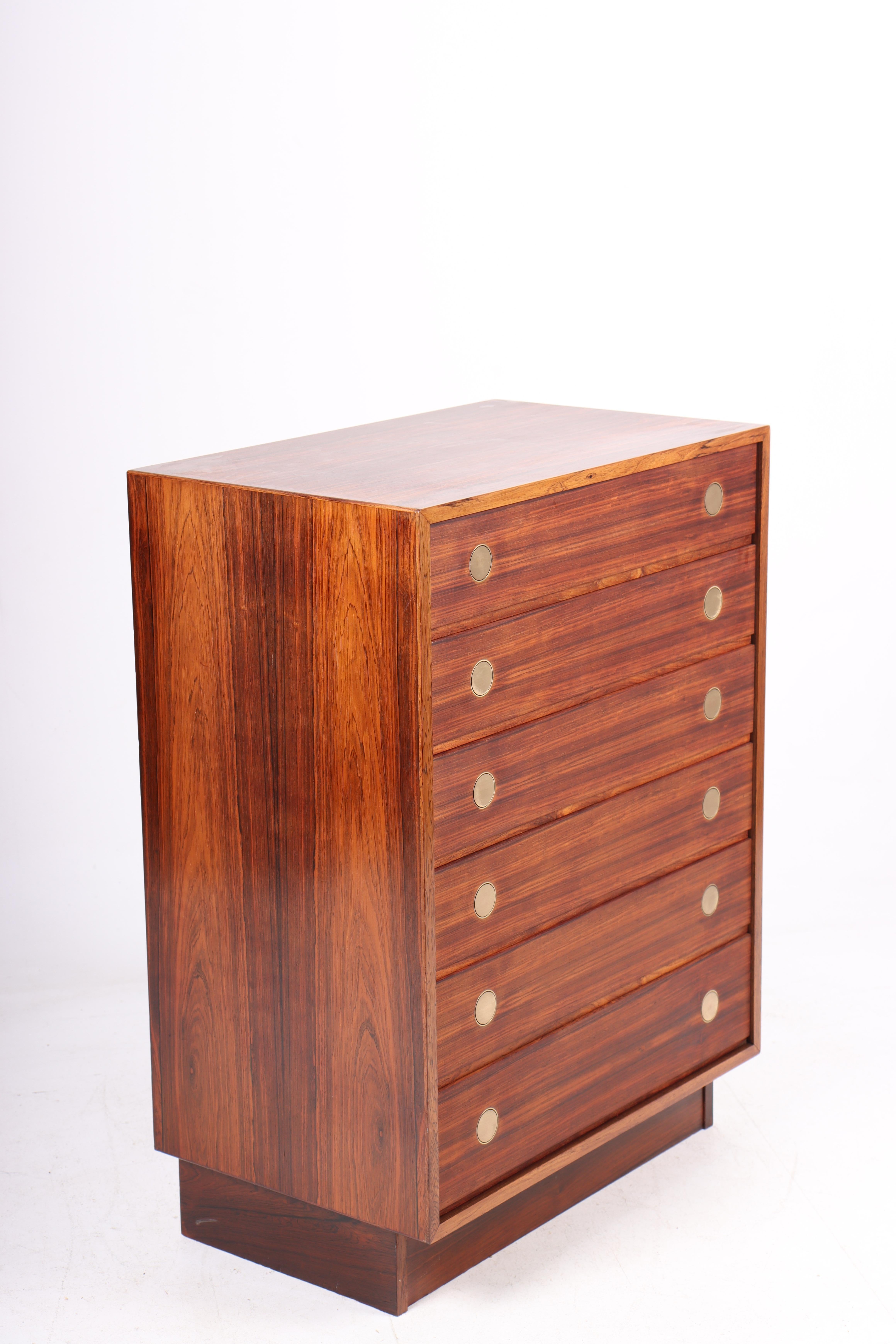 Scandinavian Modern Mid-Century Chest of Drawers in Rosewood Designed by Dyrlund, 1960s For Sale