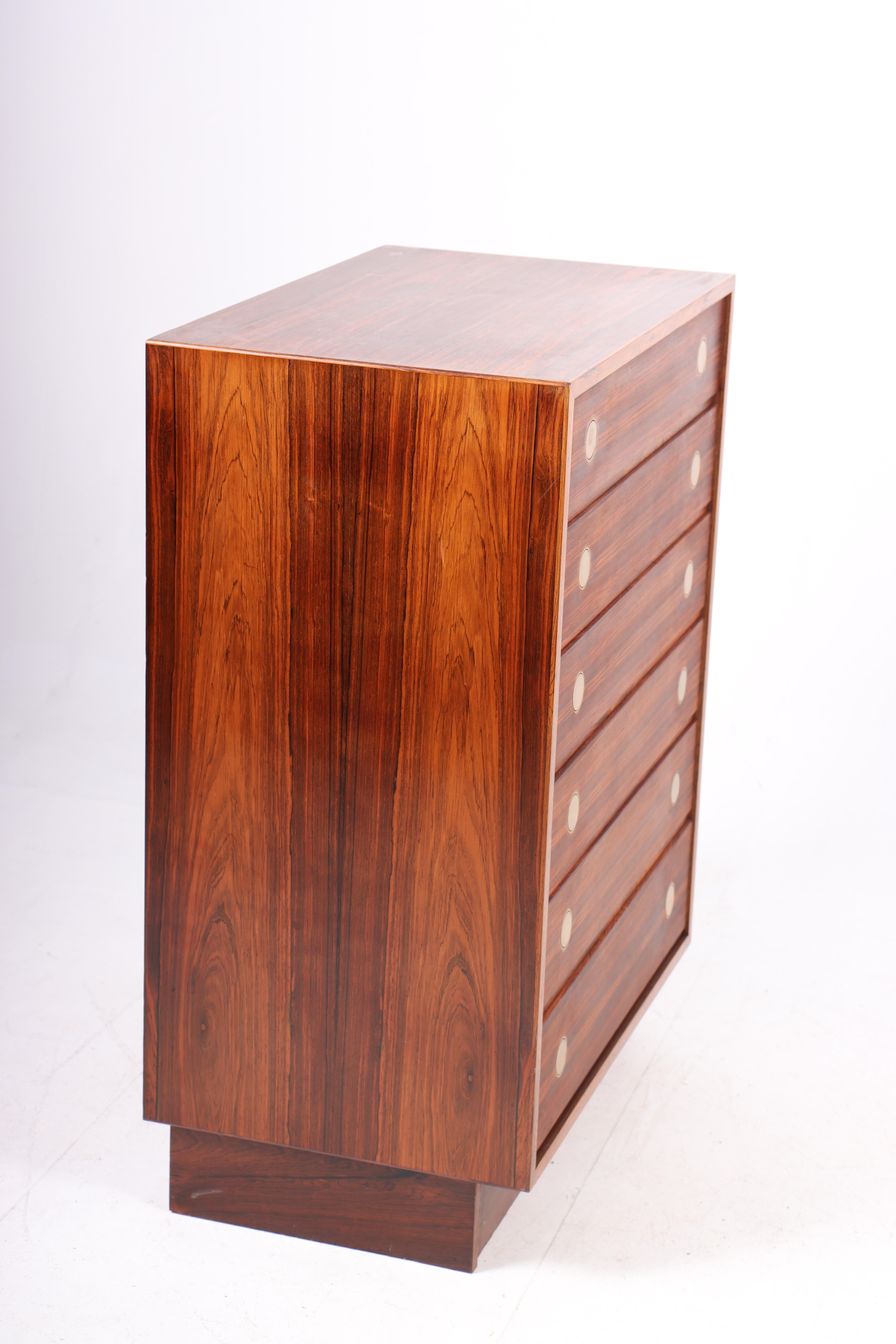 Mid-Century Chest of Drawers in Rosewood Designed by Dyrlund, 1960s For Sale 1