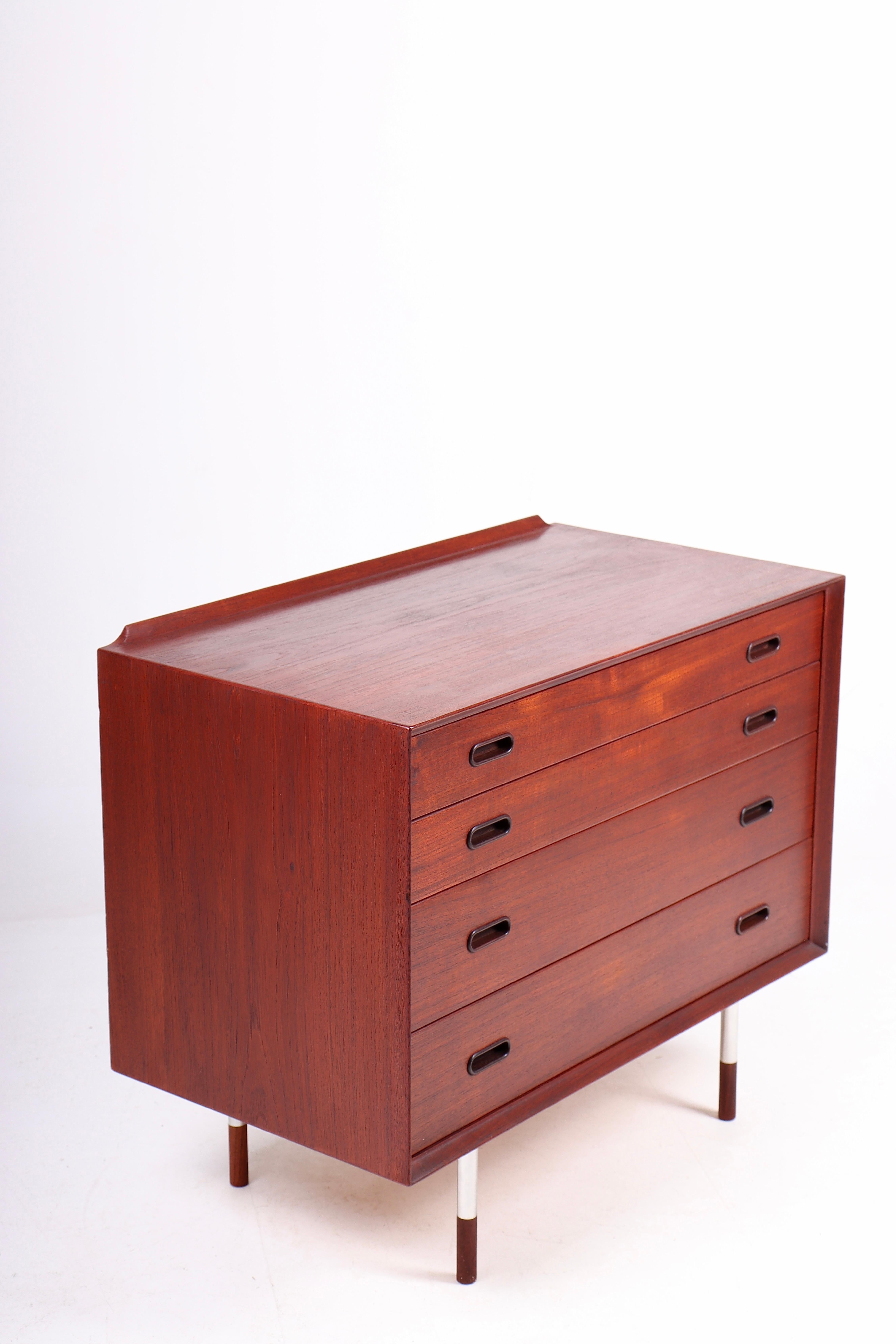 Midcentury Chest of Drawers in Teak by Arne Vodder, Danish Design, 1950s In Good Condition In Lejre, DK