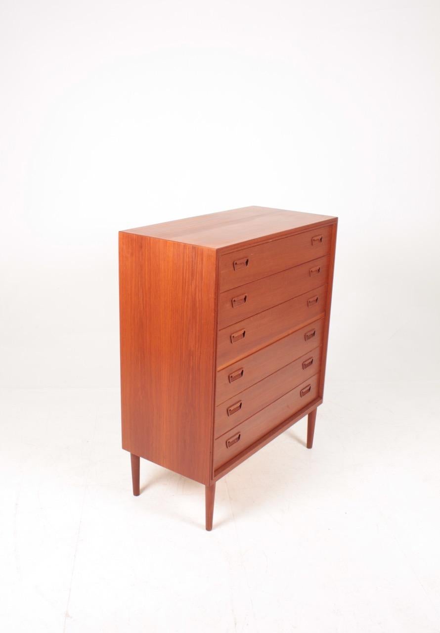 Scandinavian Modern Midcentury Chest of Drawers in Teak, Danish Design, 1960s