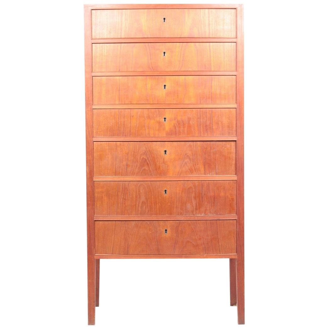 Midcentury Chest of Drawers in Teak Designed by Ole Wanscher, 1960s