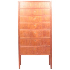 Midcentury Chest of Drawers in Teak Designed by Ole Wanscher, 1960s