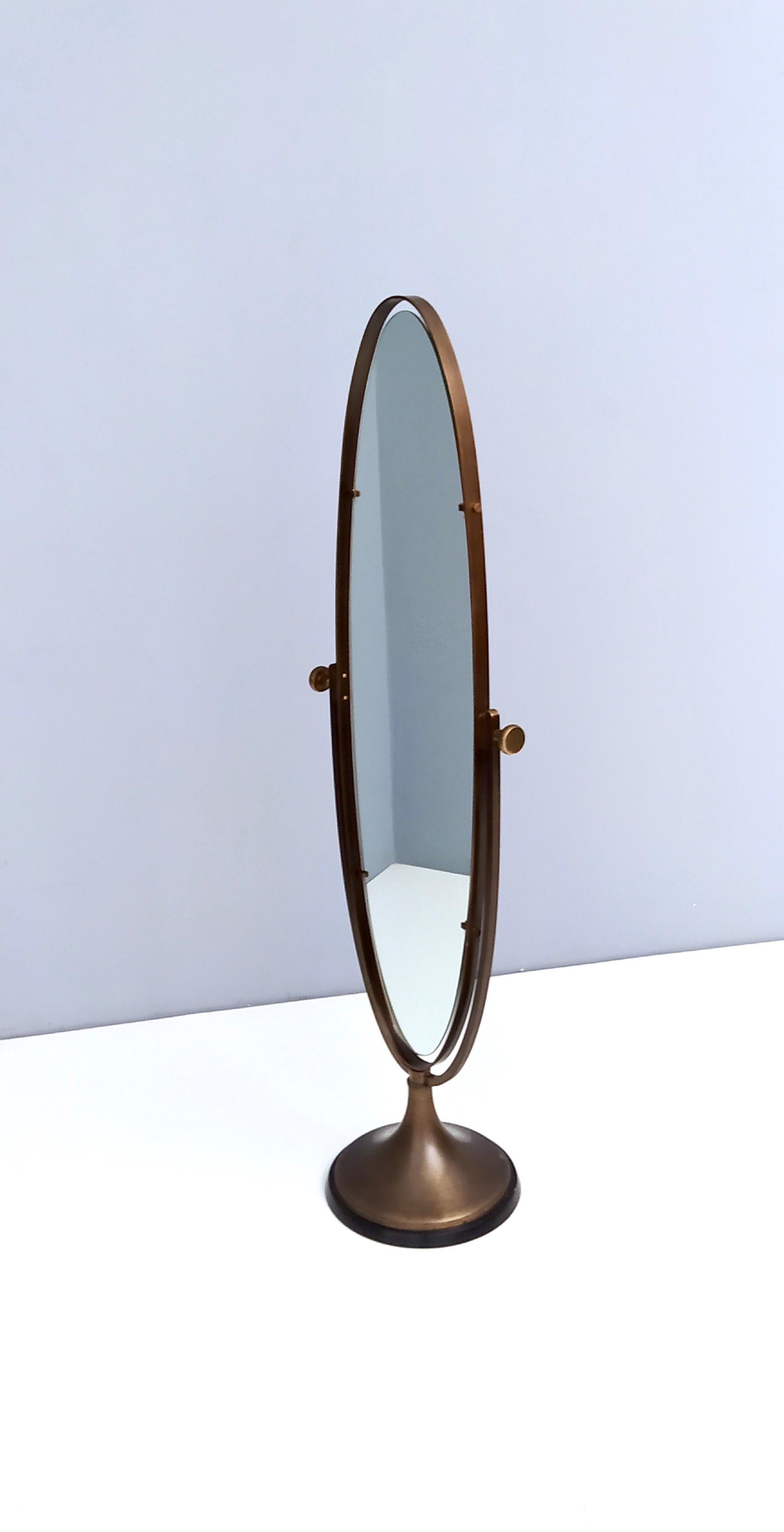 brass cheval mirror