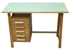 Midcentury Child's Desk with a Set of Drawers