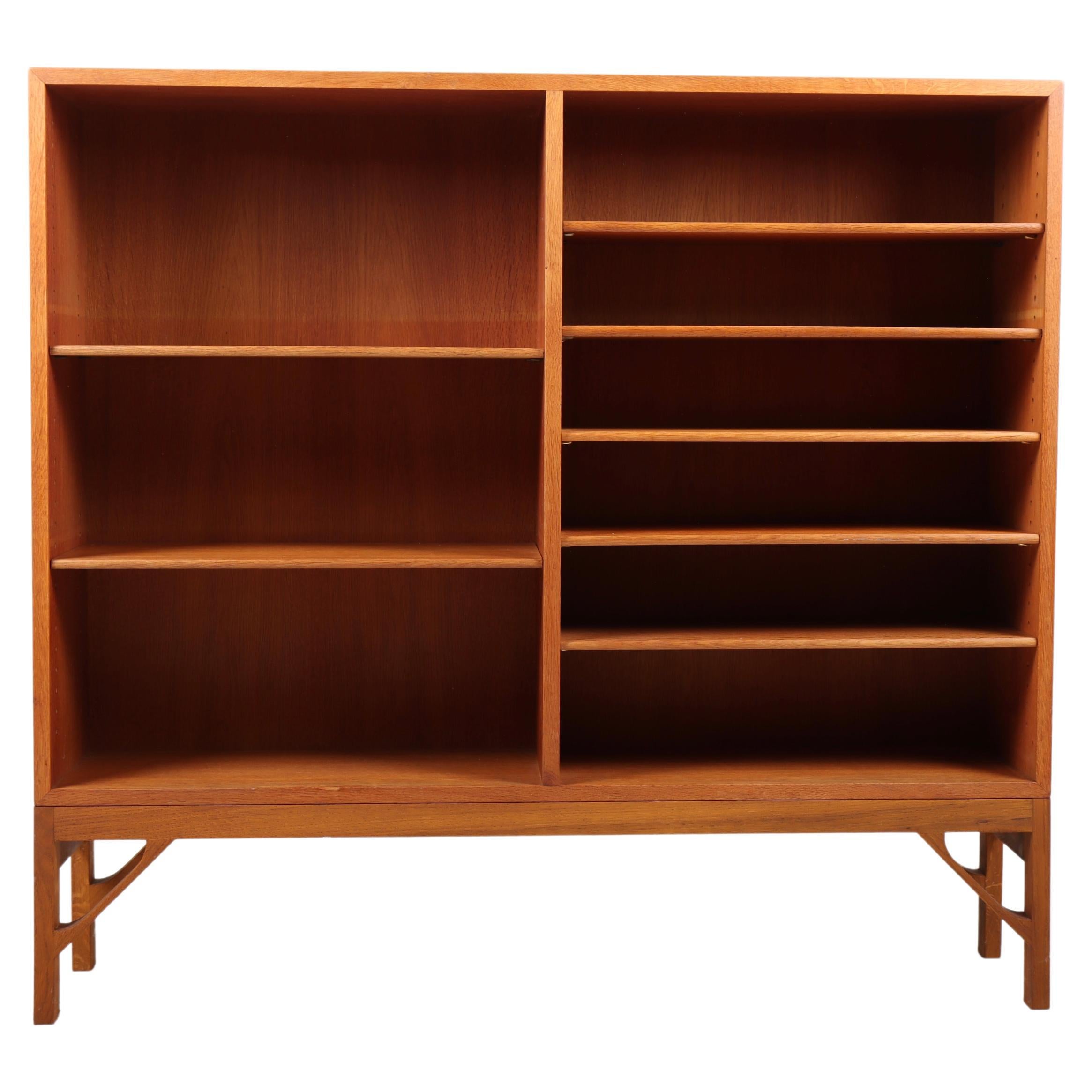 Midcentury "China" Bookcase in Oak by Børge Mogensen, Made in Denmark For Sale