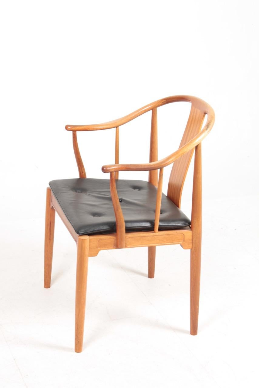 Mid-Century-Stuhl „China“ aus Mahagoni von Hans J. Wegner, 1960er Jahre im Zustand „Gut“ im Angebot in Lejre, DK