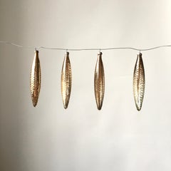 Midcentury Christmas Ornaments, Set of 4