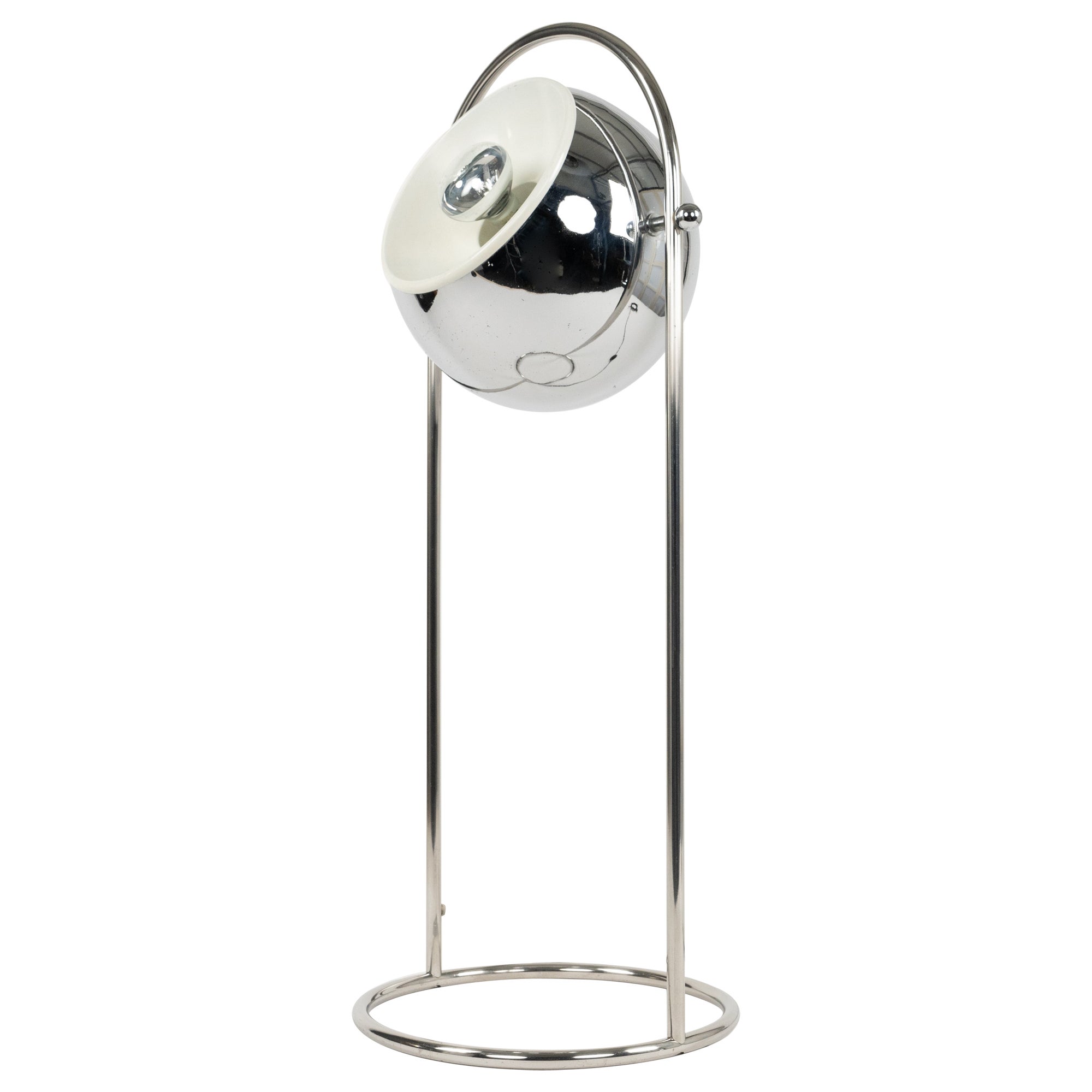 Midcentury Chrome Adjustable Floor Lamp Goffredo Reggiani Style, Italy 1970s