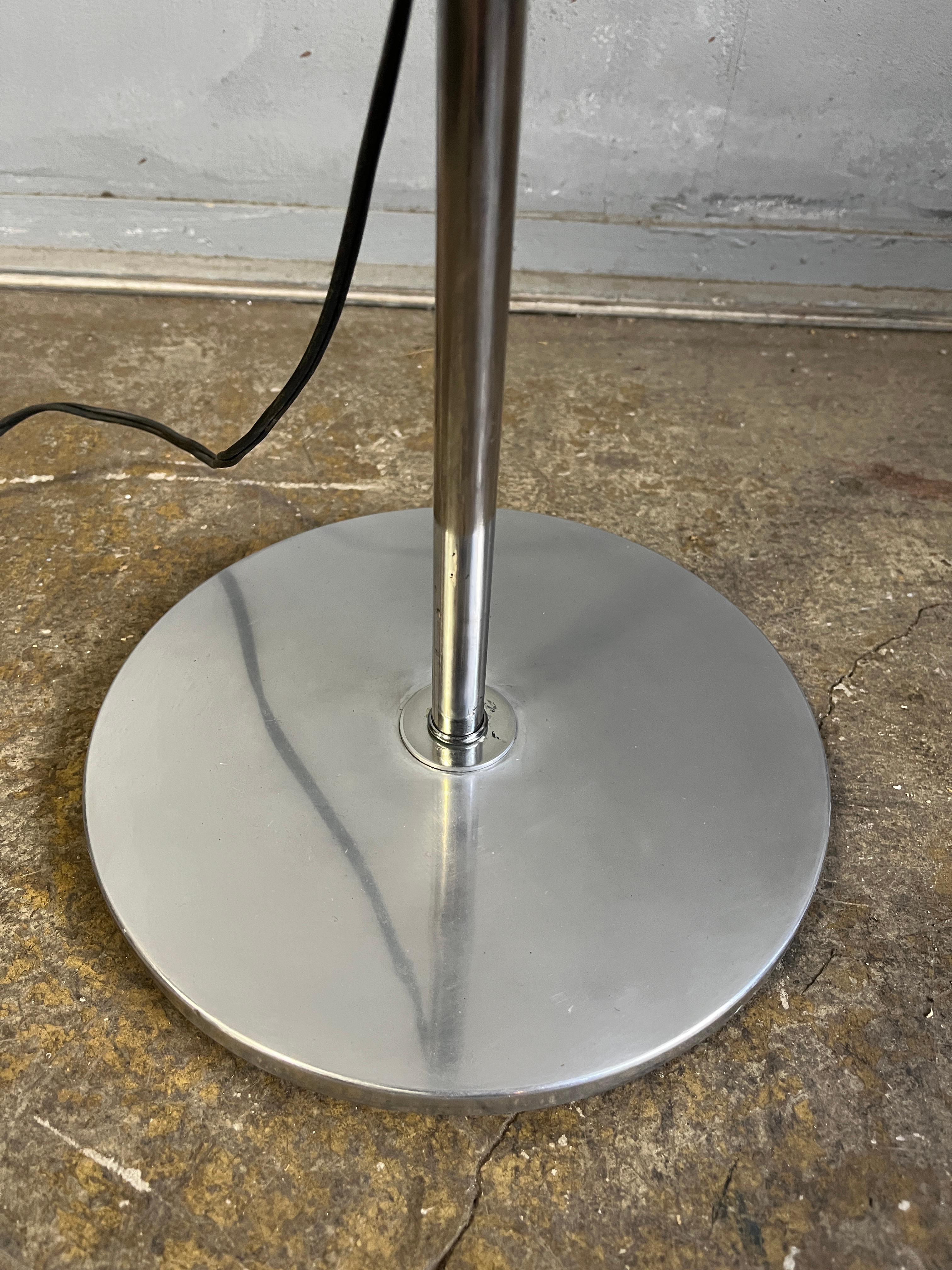 Midcentury Chrome adjustable Height Floor Lamp at 1stDibs