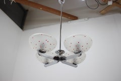 Midcentury Chrome Chandelier, 1960s