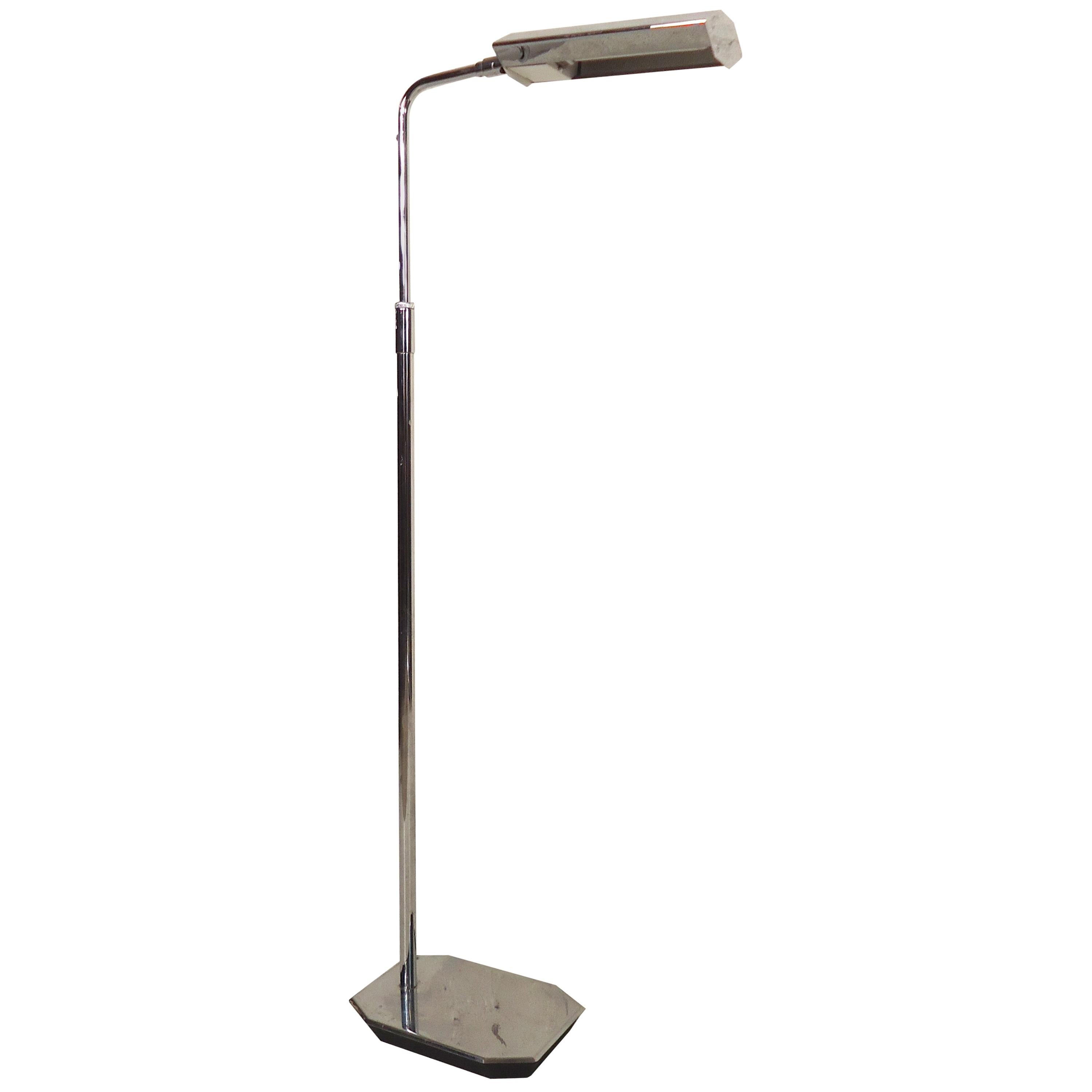 Midcentury Chrome Floor Lamp