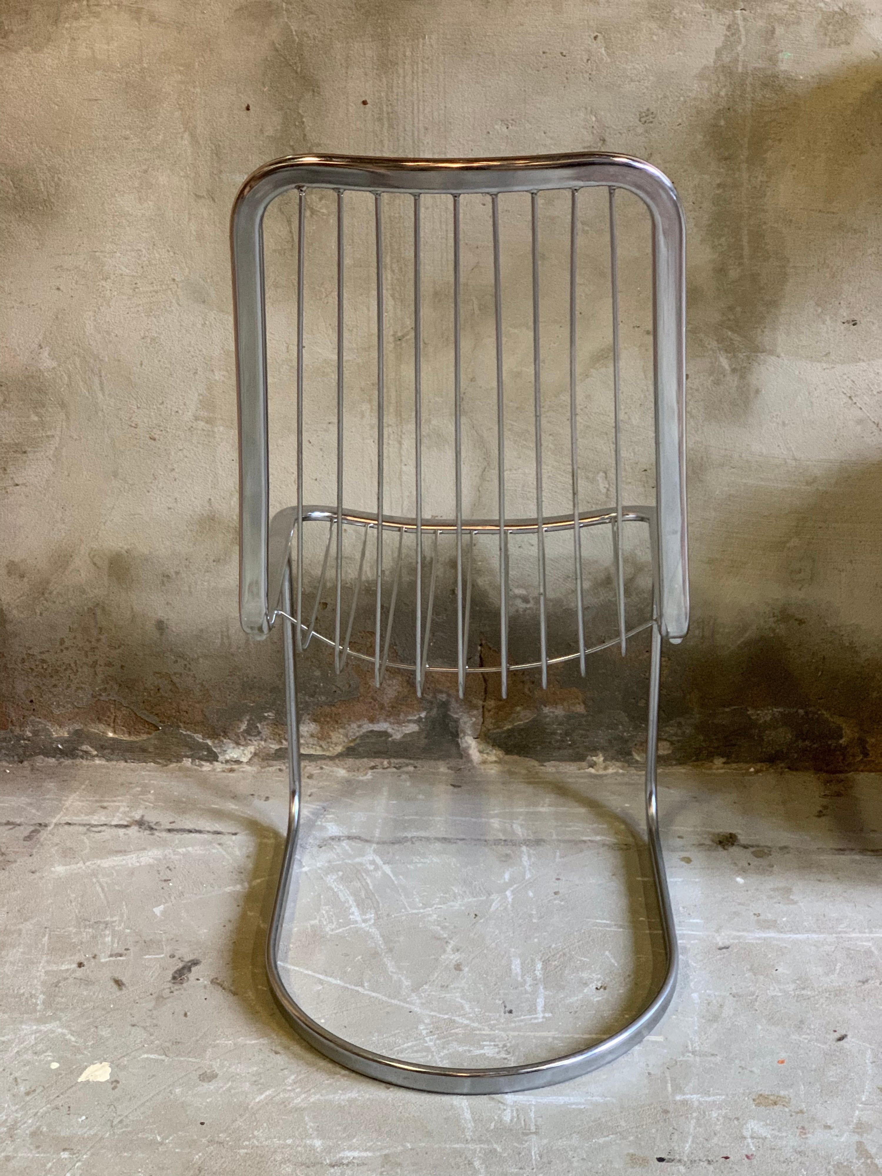 gastone rinaldi chrome chairs