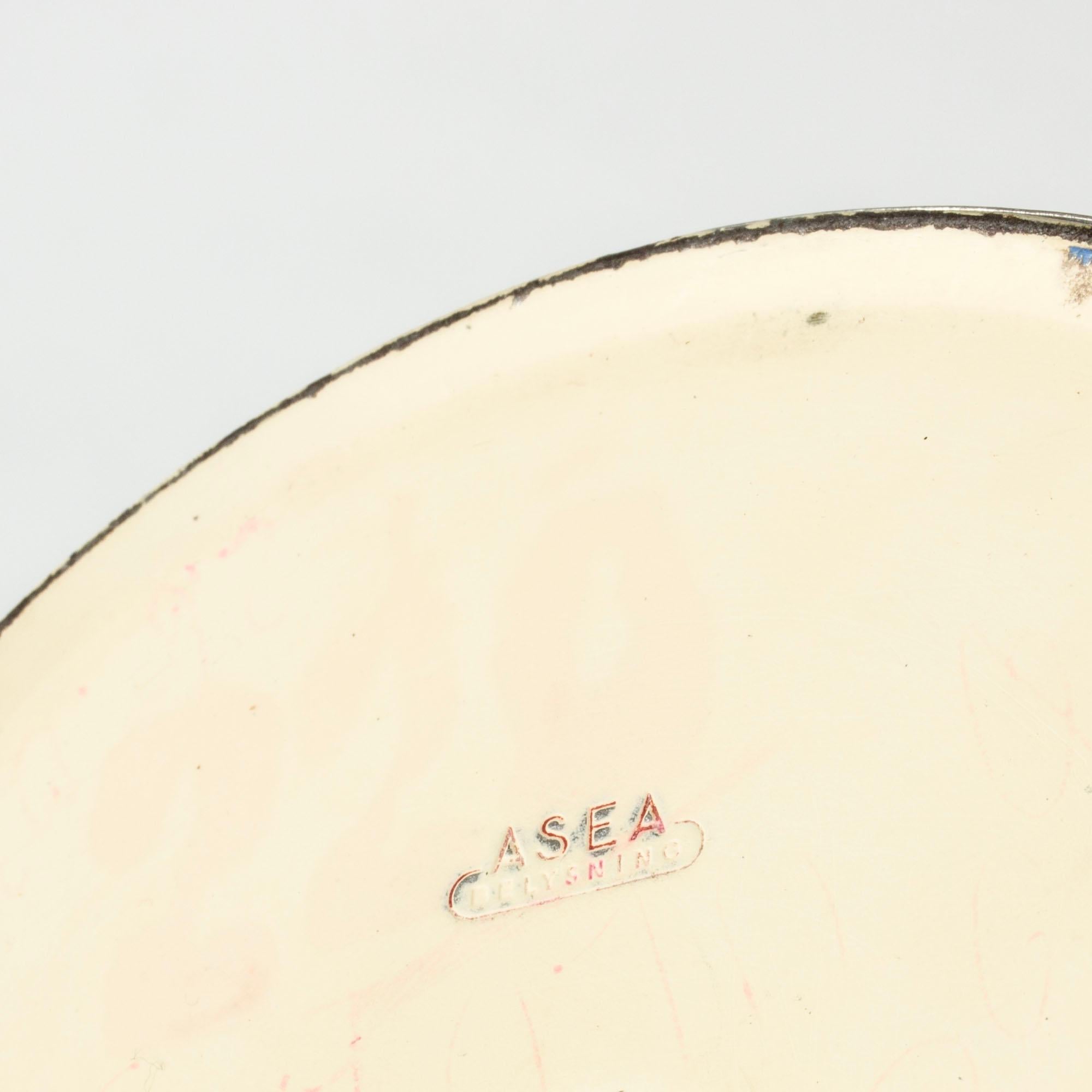 Lámpara de mesa cromada de mediados de siglo de ASEA, Suecia, años 50 en venta 1