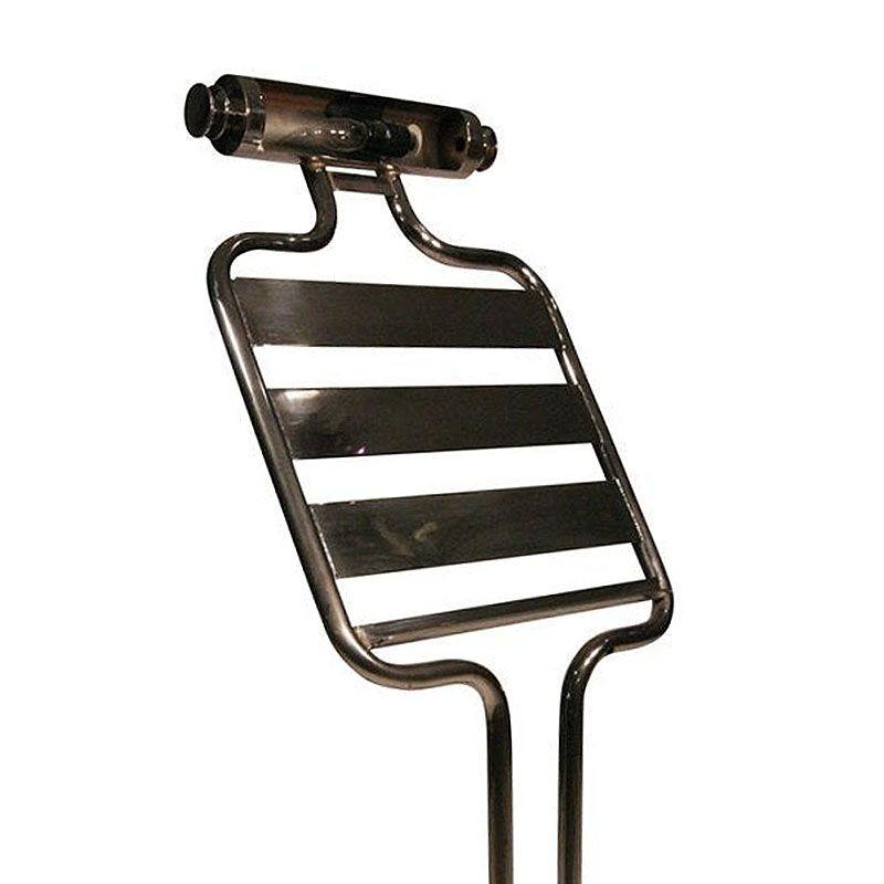 American Midcentury Chrome Sheet Music Stand For Sale