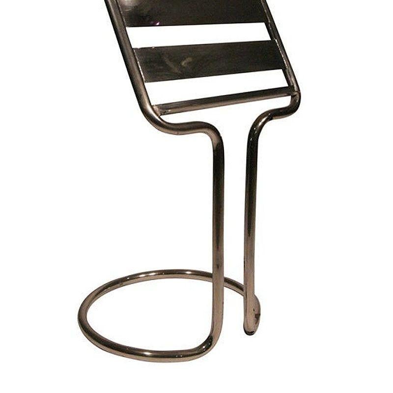 Midcentury Chrome Sheet Music Stand In Excellent Condition For Sale In Van Nuys, CA
