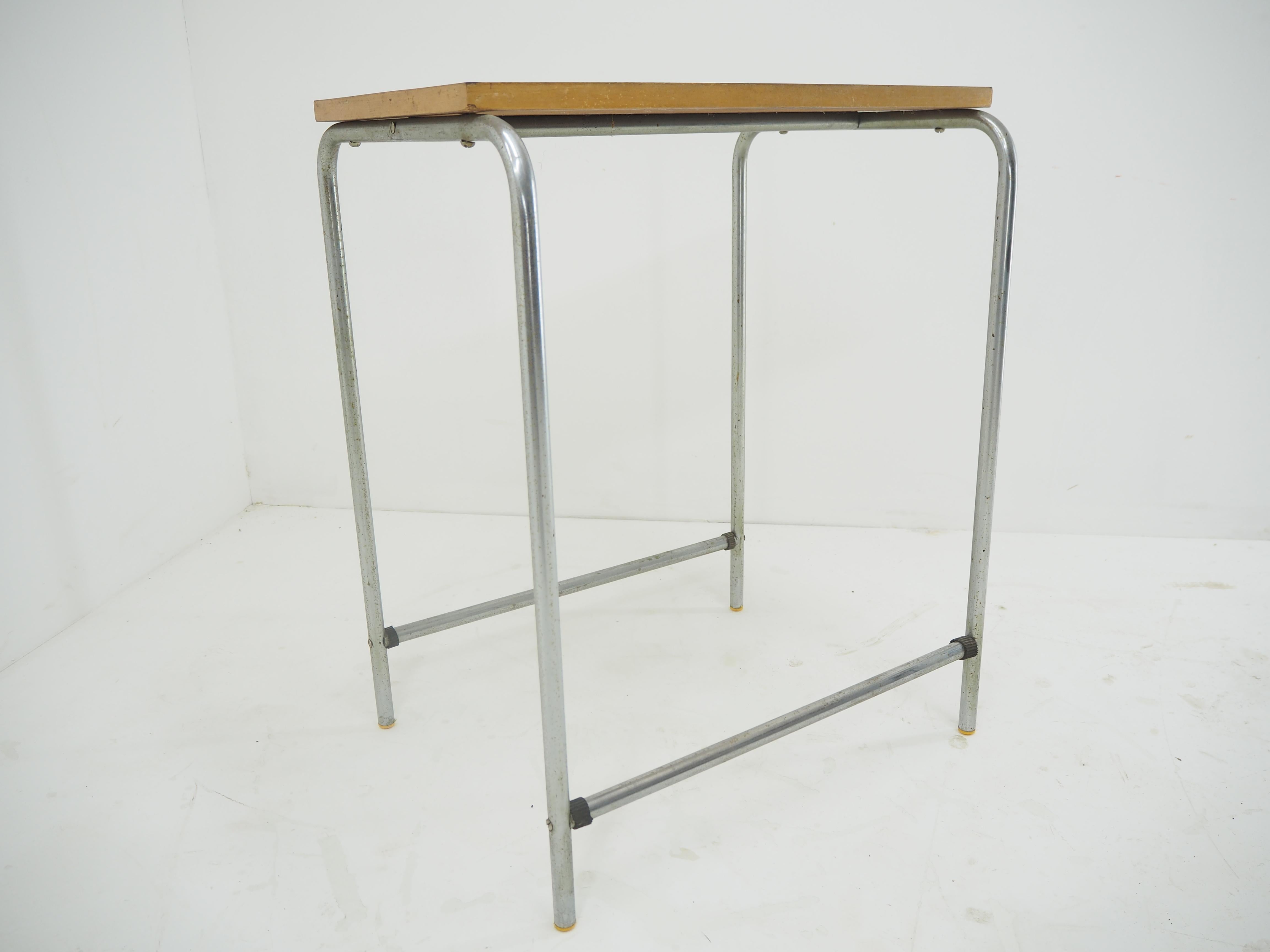 Midcentury Chrome Side Table, 1960s For Sale 4
