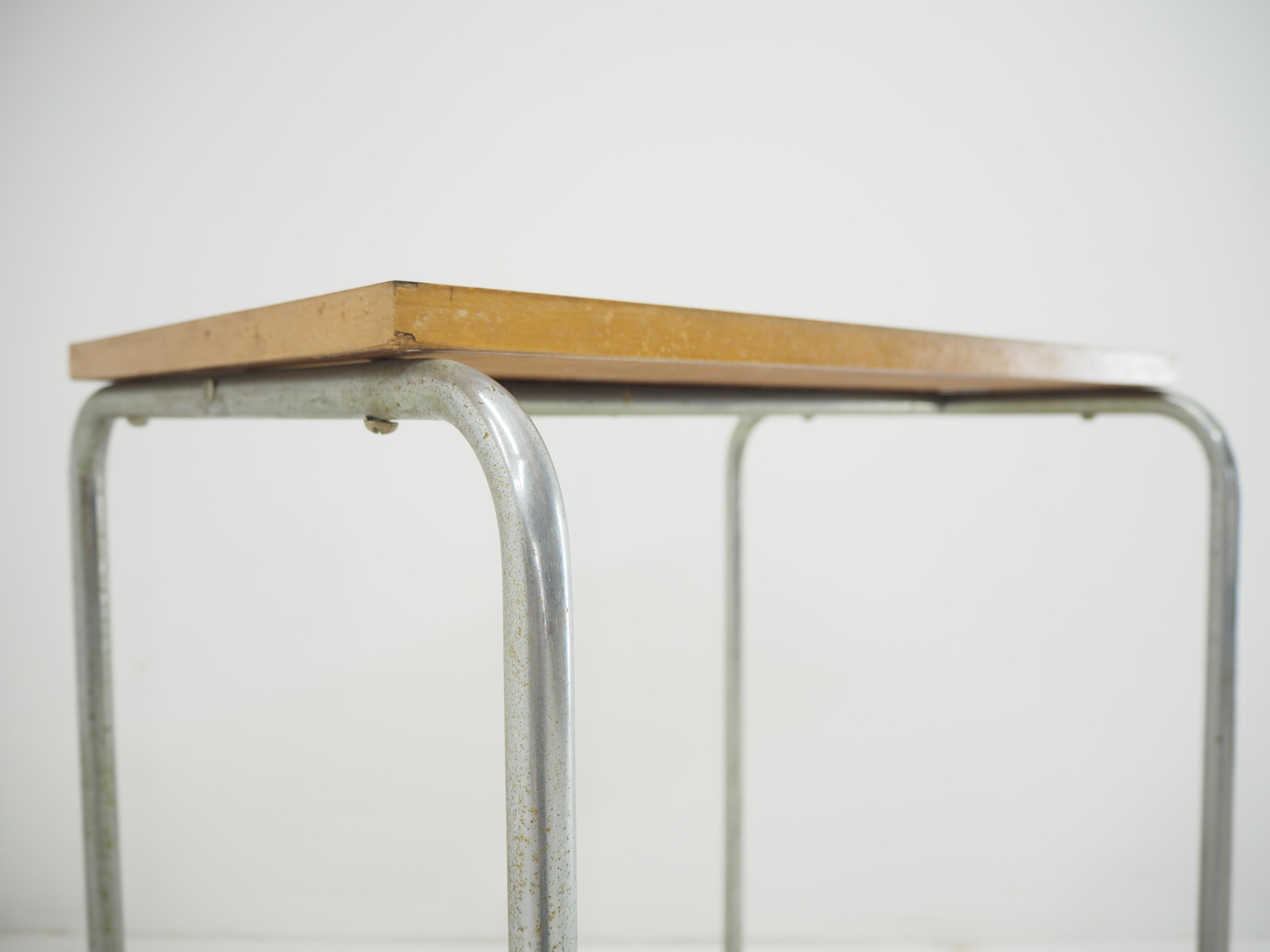 Midcentury Chrome Side Table, 1960s For Sale 5