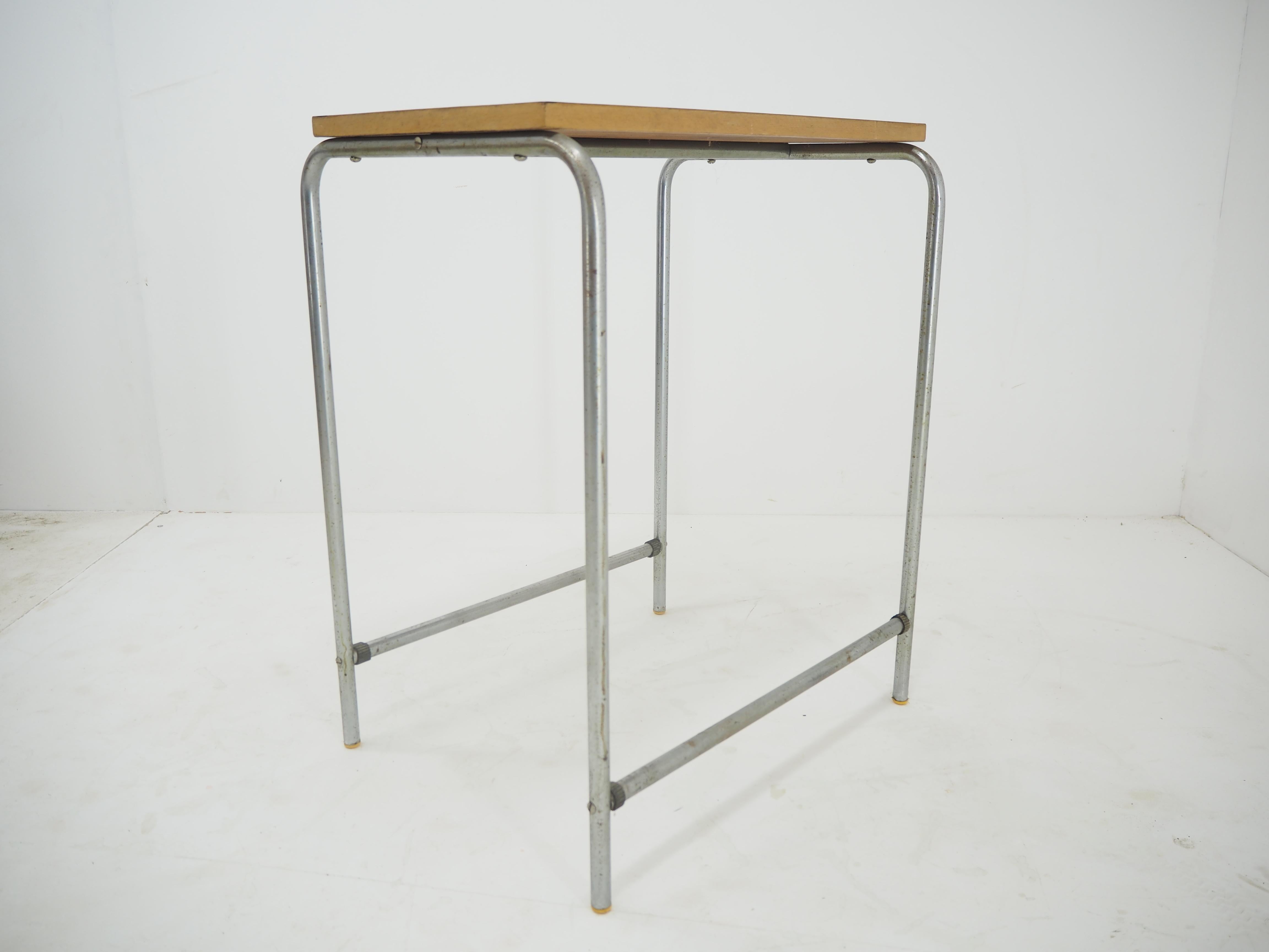 Mid-20th Century Midcentury Chrome Side Table, 1960s For Sale