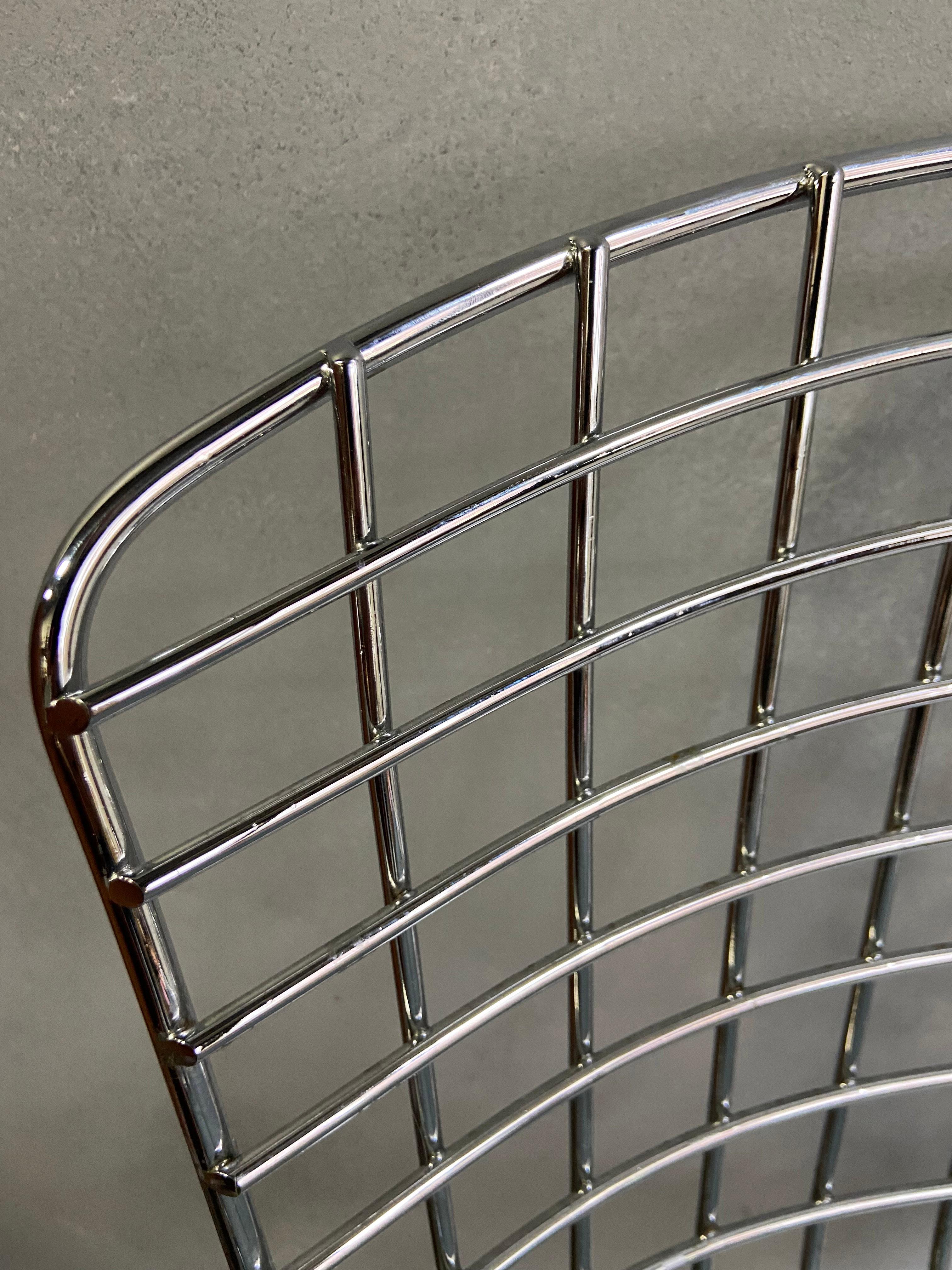 Midcentury Chrome Bar Stools by Harry Bertoia for Knoll For Sale 3