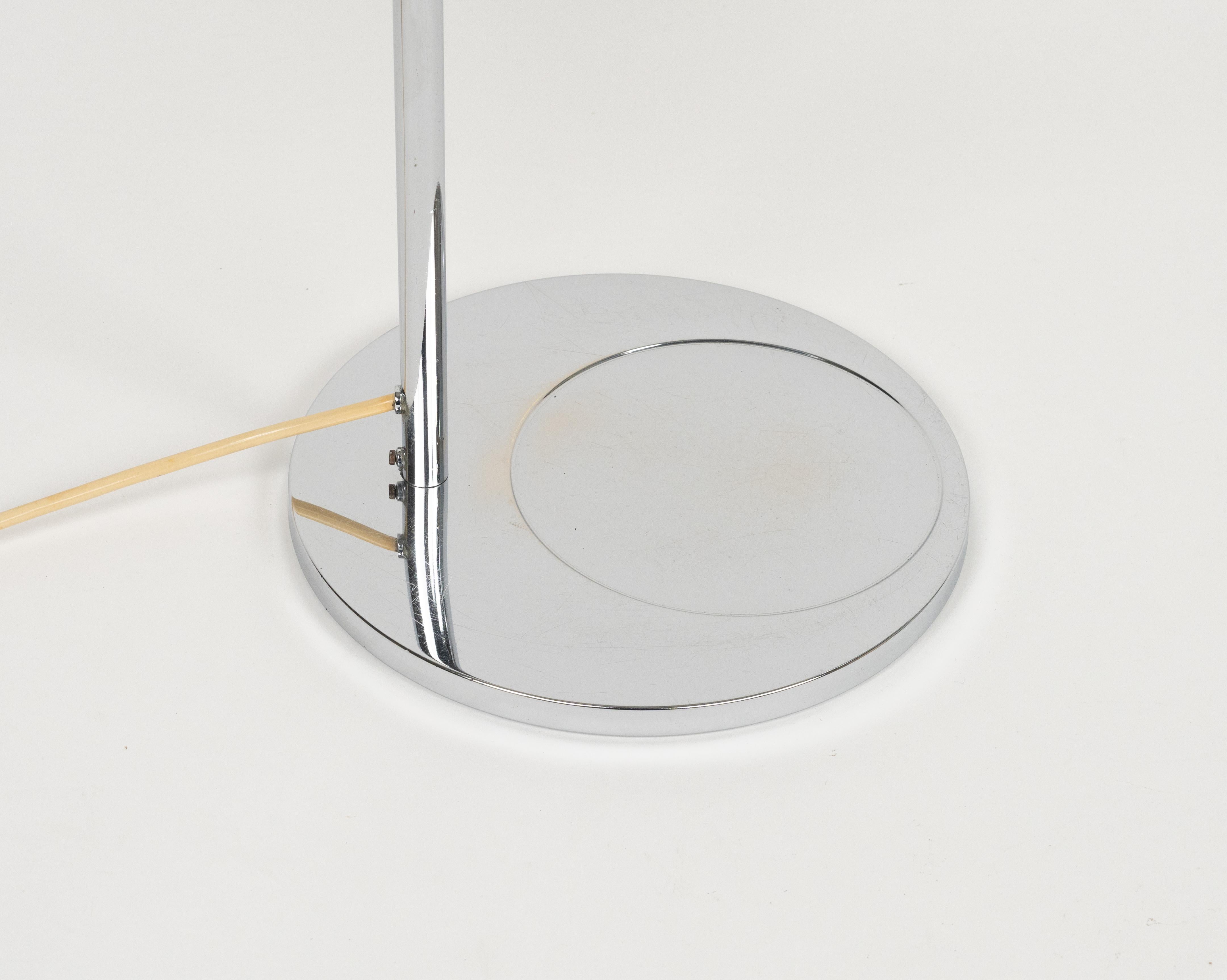 Lampe de bureau chromée du milieu du siècle dernier de Sergio Asti pour Candle, Italie, années 1960 en vente 6