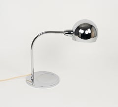 Midcentury Chrome Table Lamp by Sergio Asti for Candle, Italy 1960s