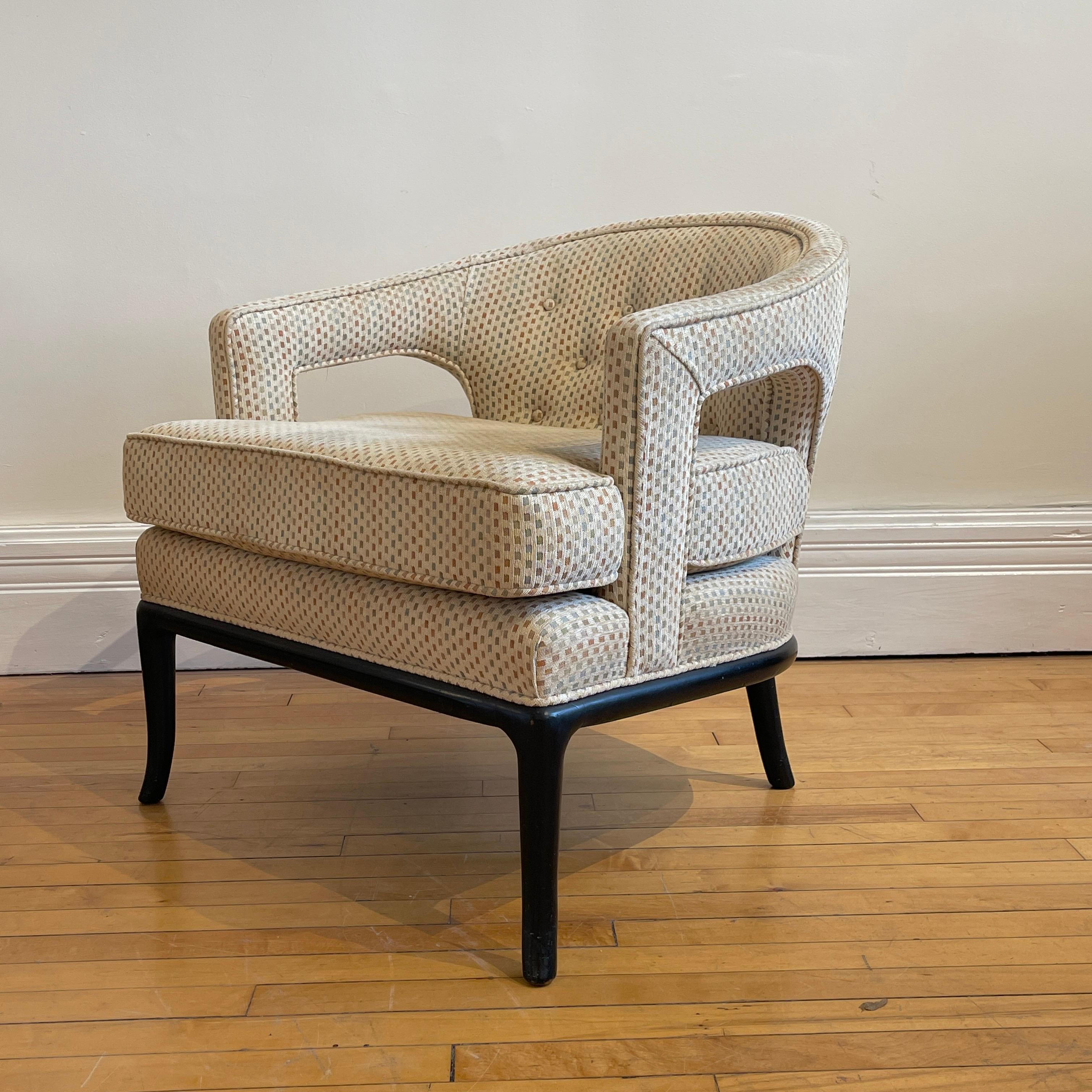 Mid Century Classic Sculptural T.H. Robsjohn Gibbings for Widdicomb Arm Chair For Sale 3