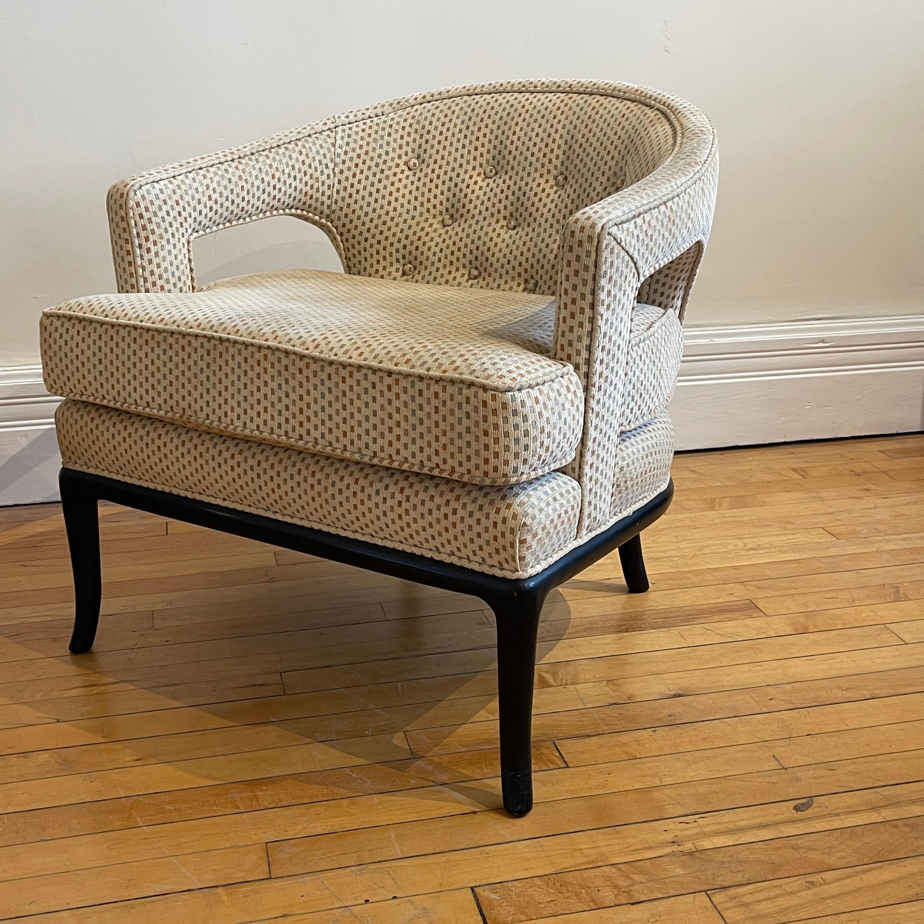 Mid Century Classic Sculptural T.H. Robsjohn Gibbings for Widdicomb Arm Chair For Sale 4