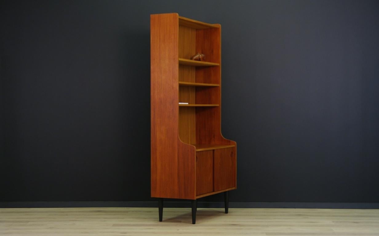 Scandinavian Midcentury Classic Teak Cabinet Bookcase, 1960-1970