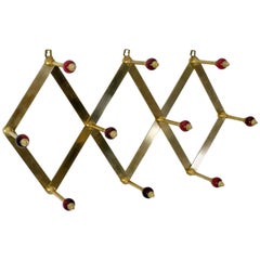 Midcentury Coat rack “Fisarmonica” by Luigi Caccia Dominioni for Azucena