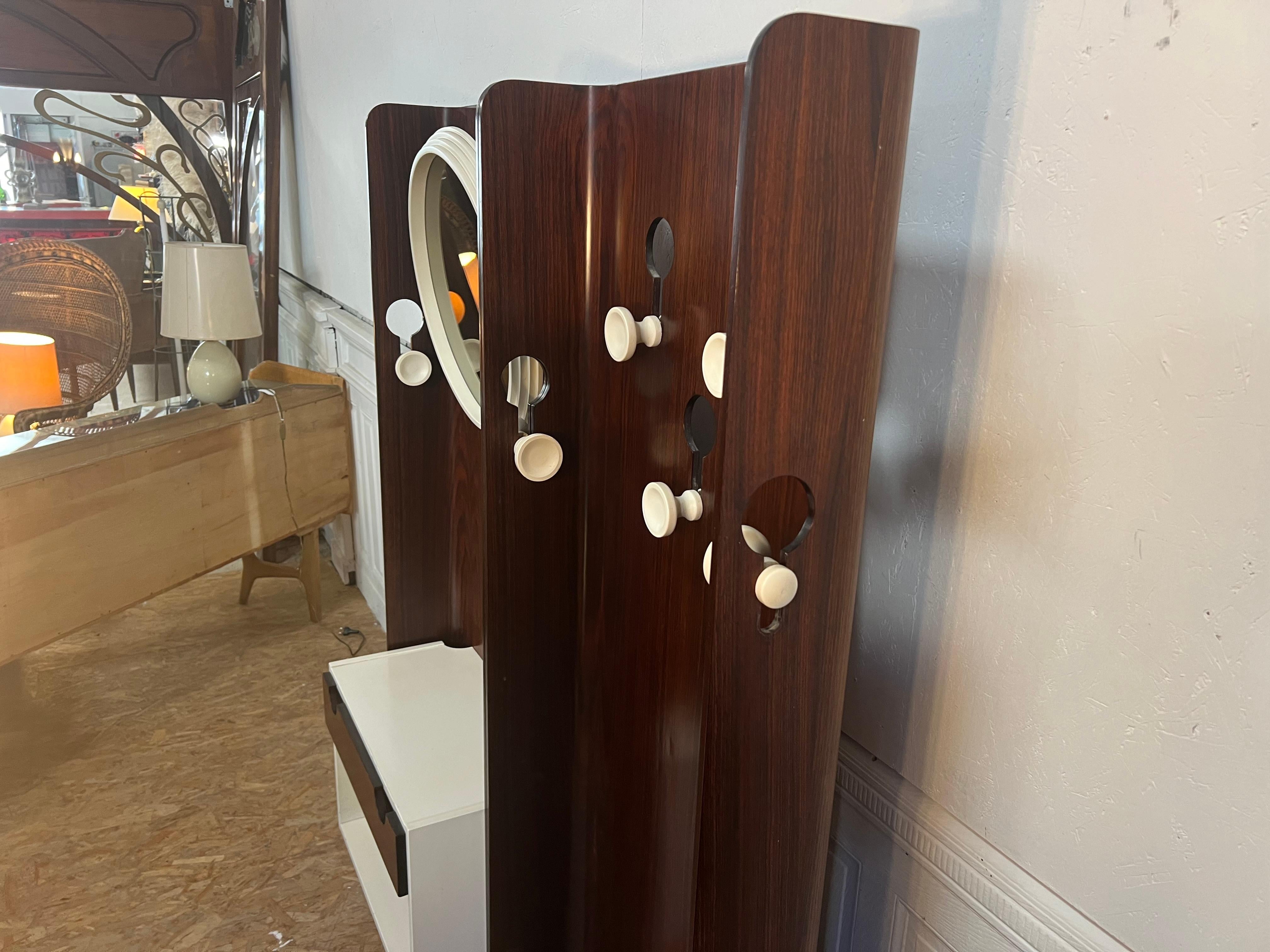 Midcentury Coat Rack Stand by Carlo De Carli , Italy 1950’s In Good Condition For Sale In PÉZENAS, FR