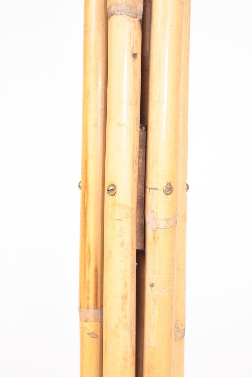 Danish Midcentury Coat Stand in Bamboo, Made in Denmark, 1950s For Sale