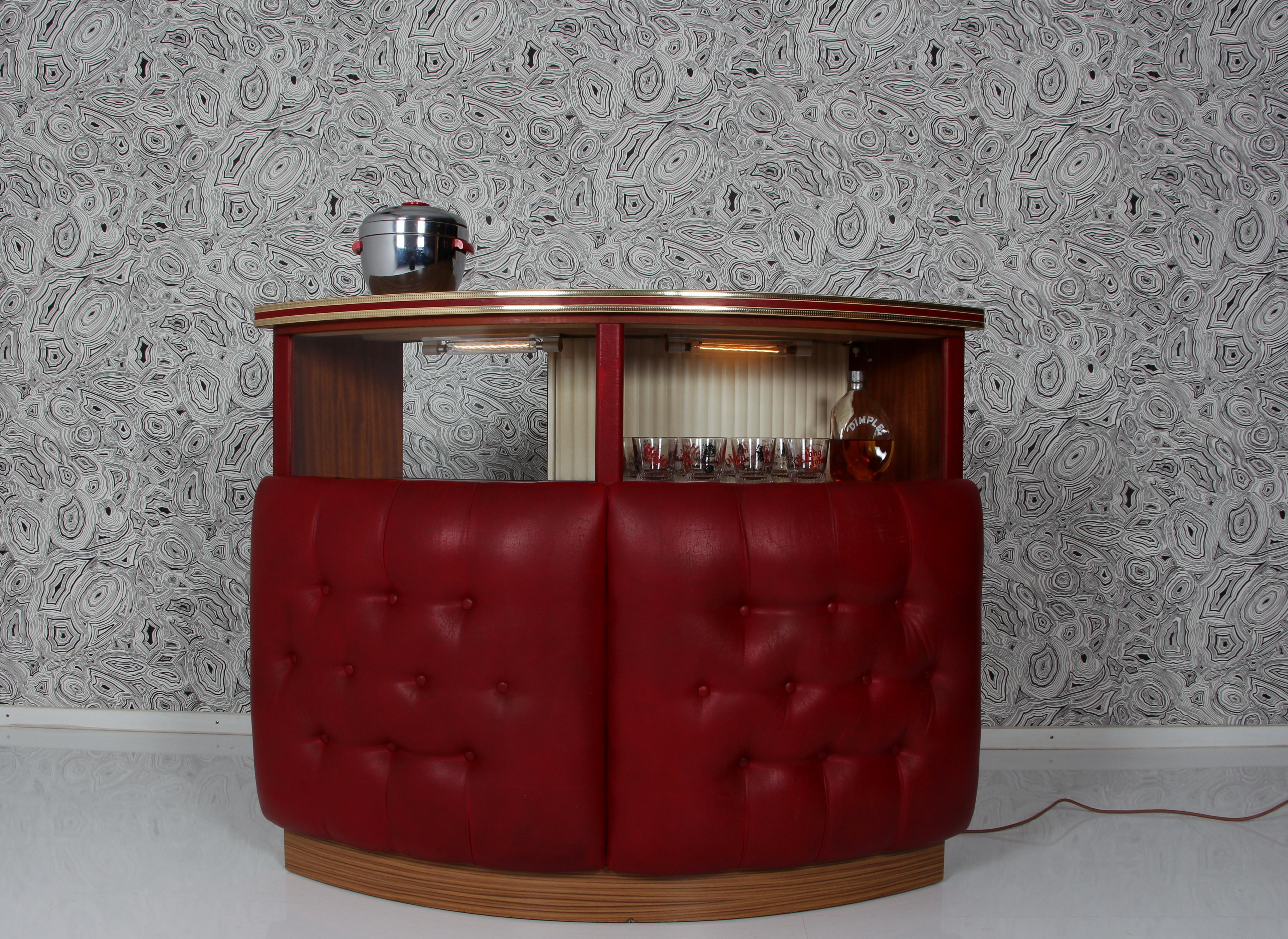 Midcentury Cocktail Bar Drinks Bar Counter Made in England a. Umberto Mascagni  3