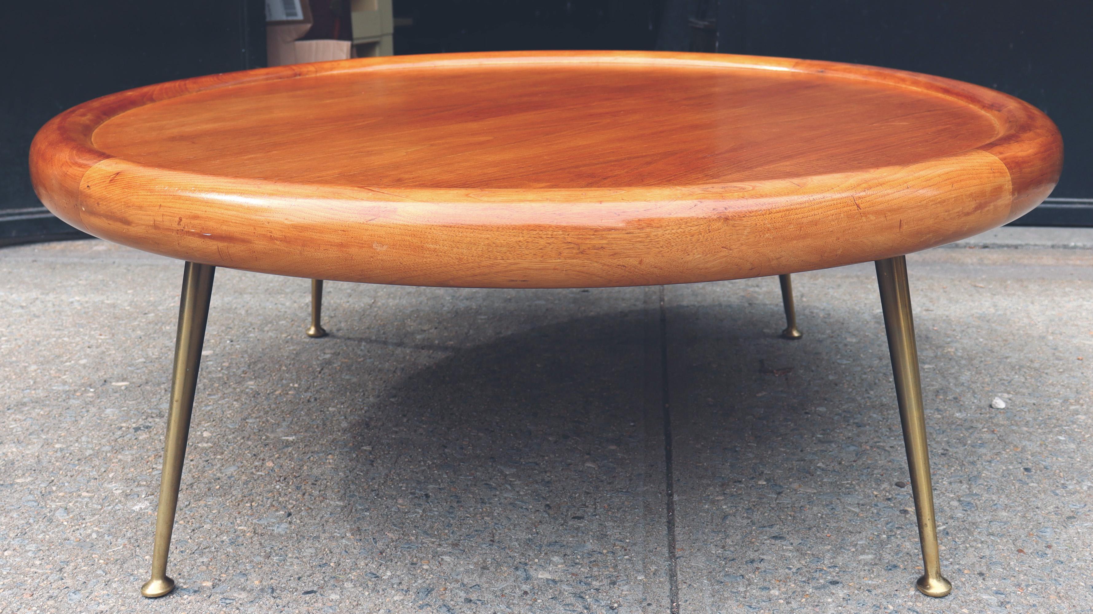 Midcentury Coffeel Table by T.H. Robsjohn-Gibbings for Widdicomb For Sale 7