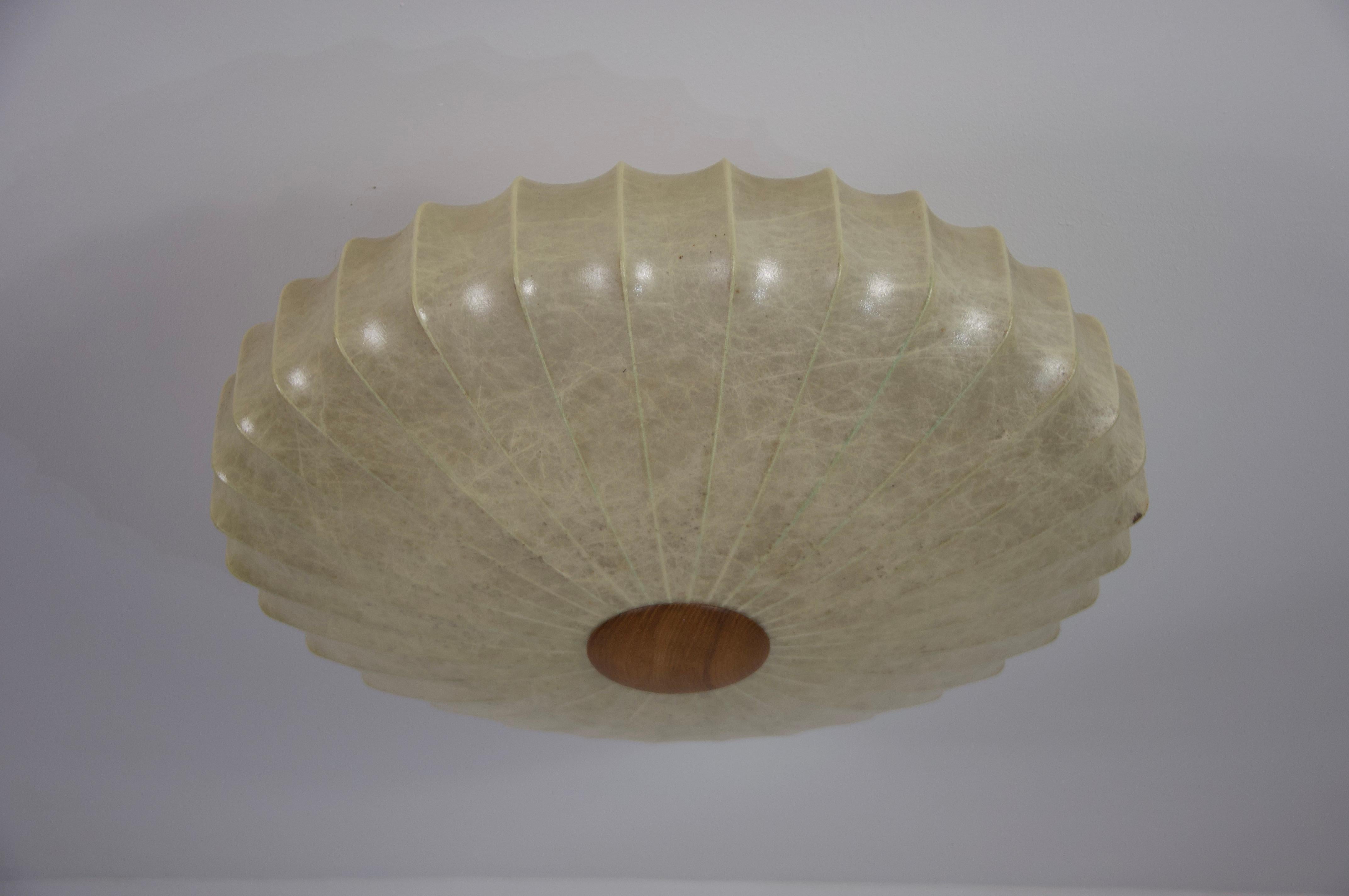 Plafonnier cocon du milieu du siècle dernier, années 1960, Italie 4