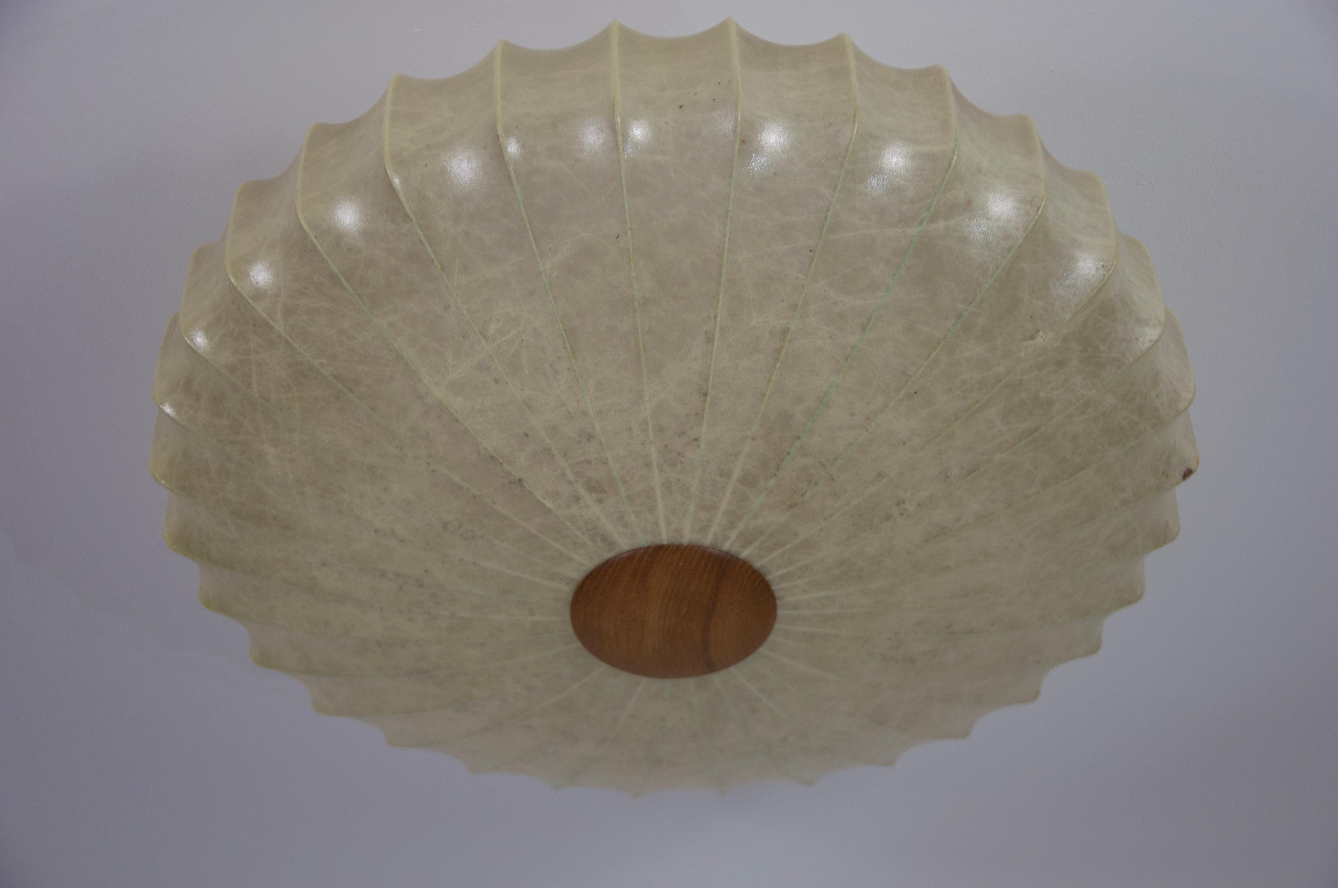 Plafonnier cocon du milieu du siècle dernier, années 1960, Italie 6
